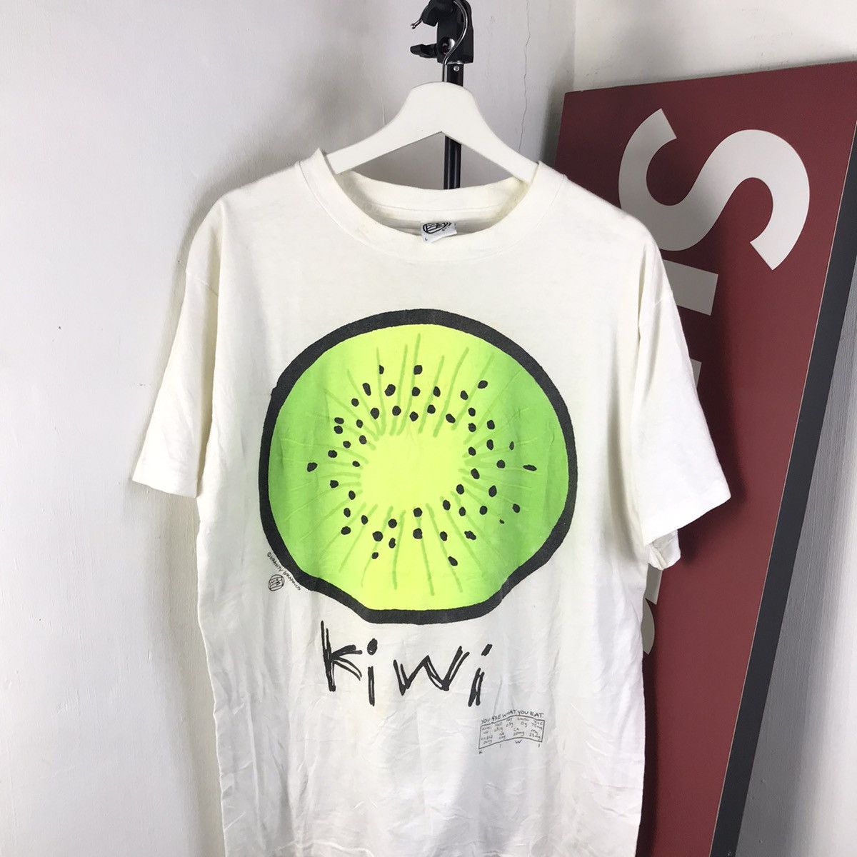 Andy Warhol Vintage Andy ‘ you are what you eat kiwi graphic art shirt Size US L / EU 52-54 / 3 - 2 Thumbnail