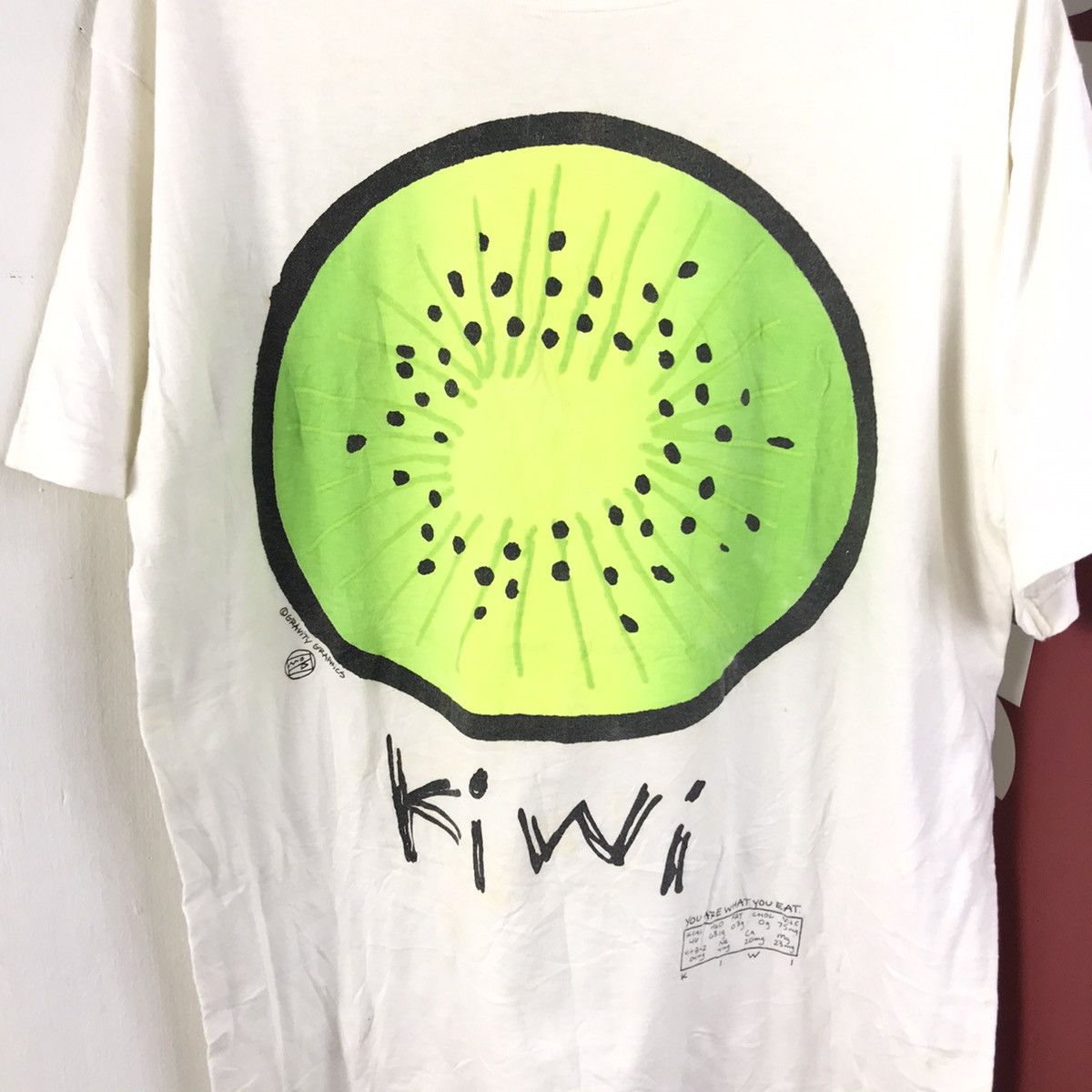 Andy Warhol Vintage Andy ‘ you are what you eat kiwi graphic art shirt Size US L / EU 52-54 / 3 - 4 Thumbnail