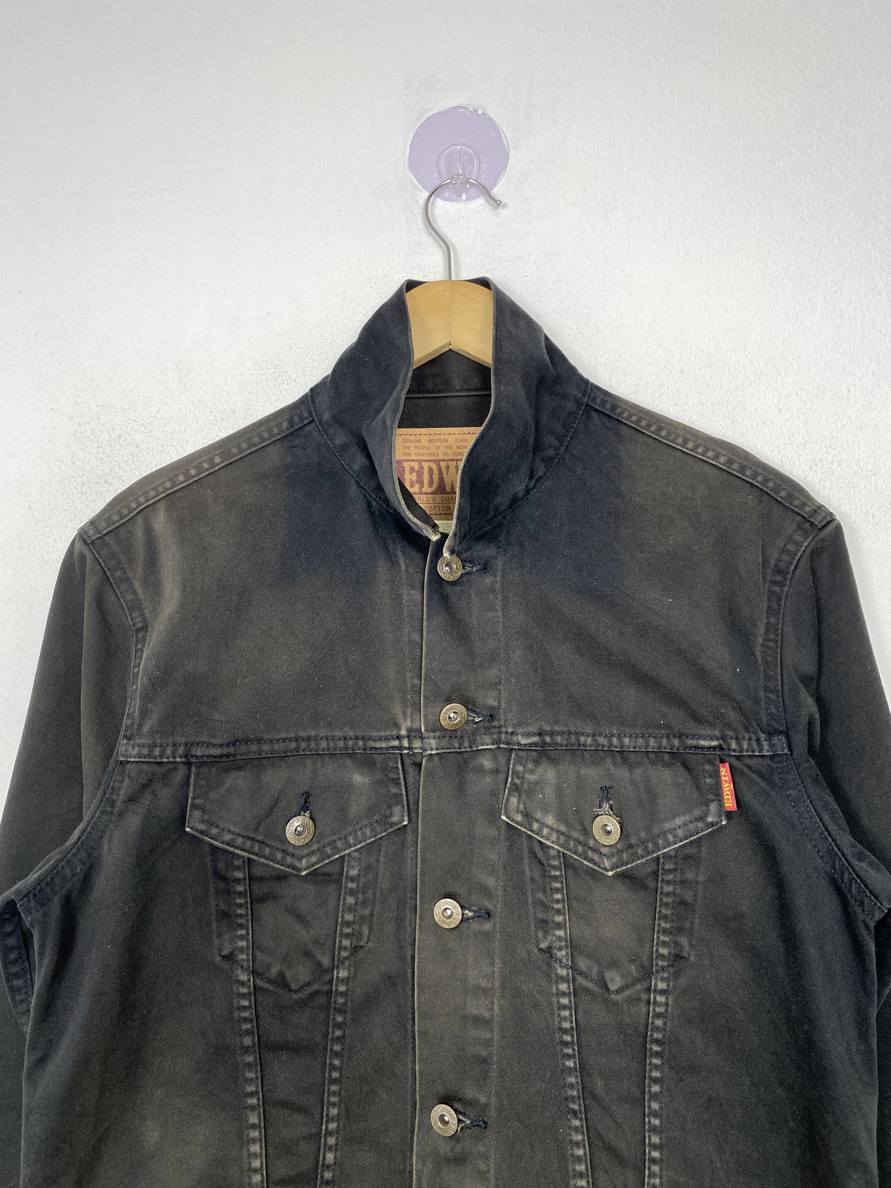 ジャケット・アウター 90s old EDWIN fade denim set up M ジャケット・アウター 90s old EDWIN fade denim set up M