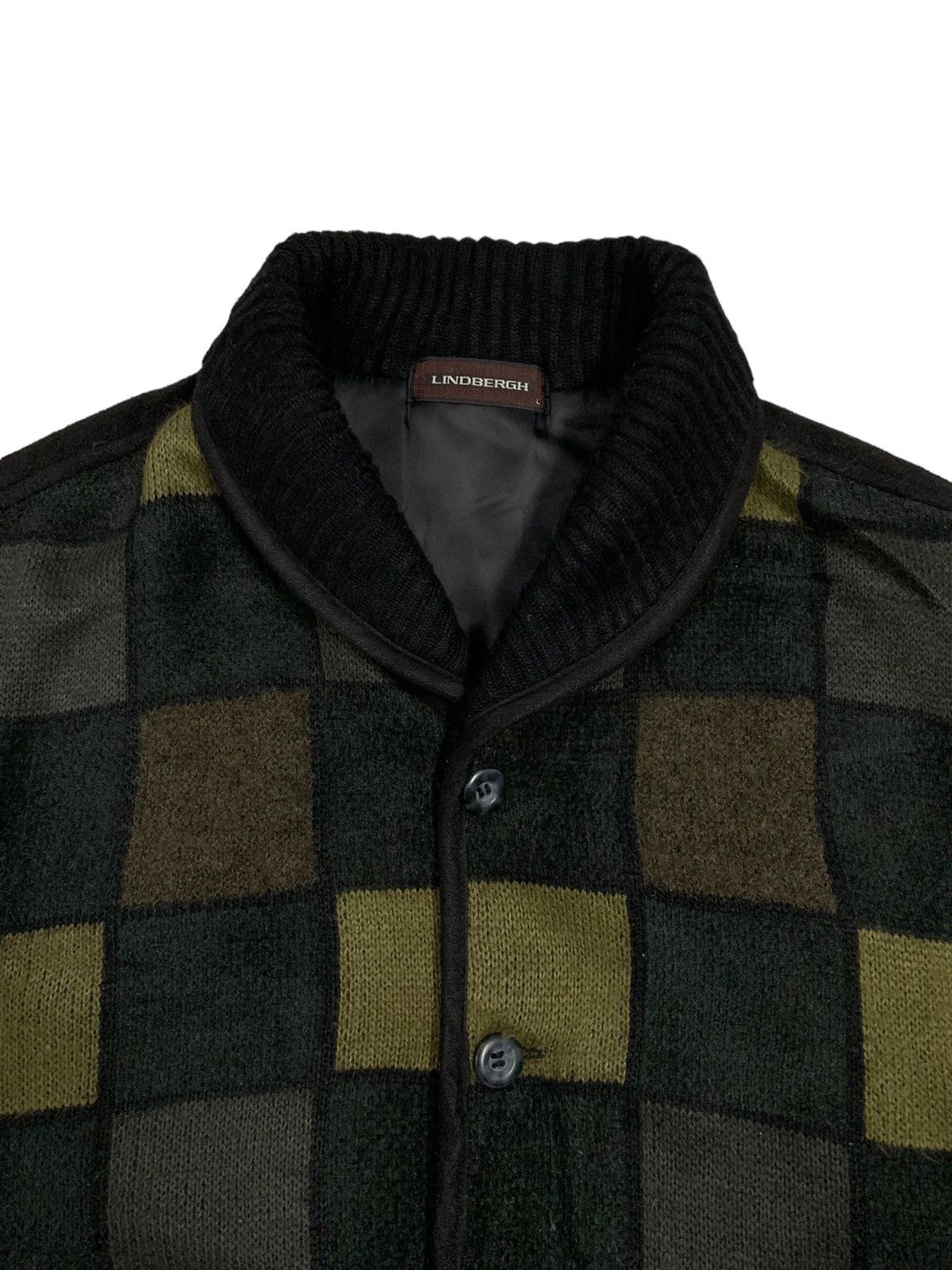 Lindbergh Vintage LINDBERGH Classic Checkered Plaid Knitted Vest Size US M / EU 48-50 / 2 - 4 Thumbnail