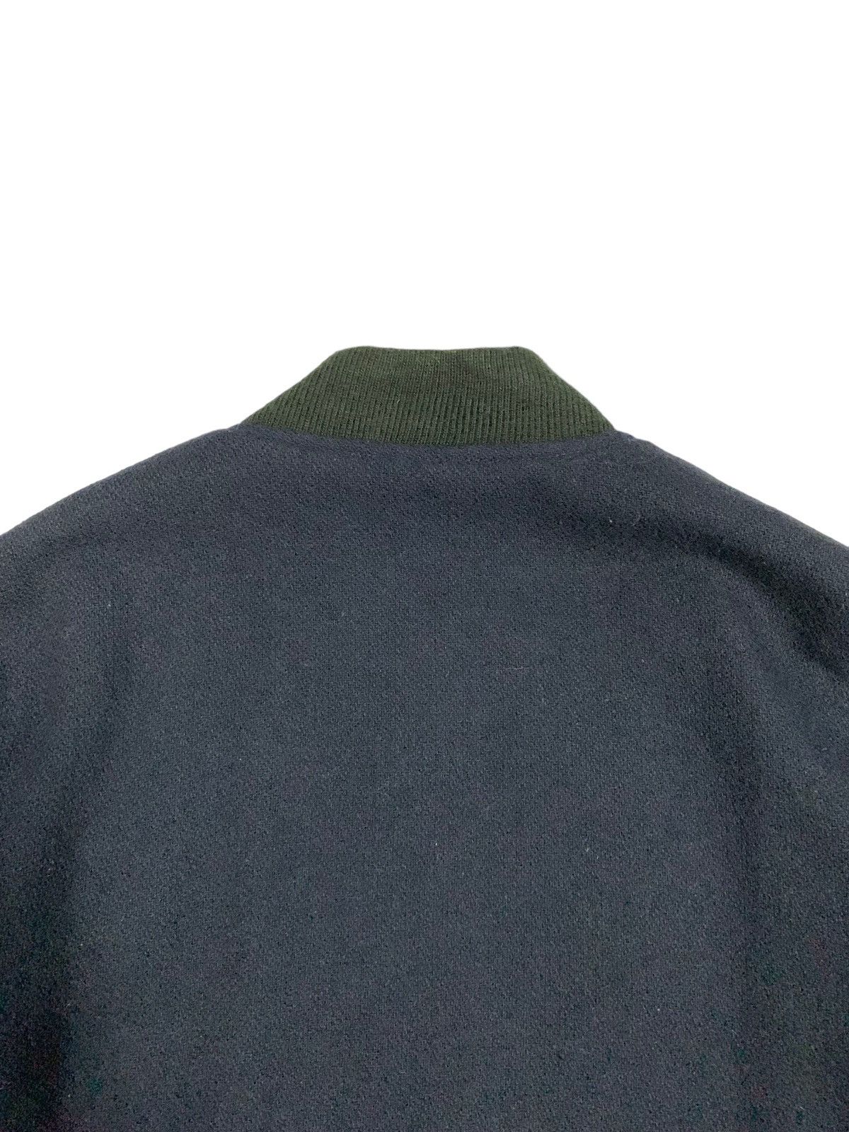 HARE Vintage Japanese Brand Hare Navy Wool Varsity Jacket Size US M / EU 48-50 / 2 - 12 Thumbnail