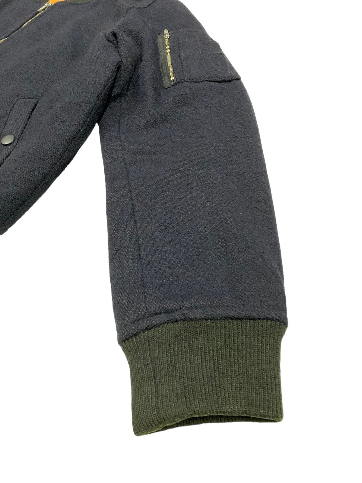 HARE Vintage Japanese Brand Hare Navy Wool Varsity Jacket Size US M / EU 48-50 / 2 - 10 Thumbnail
