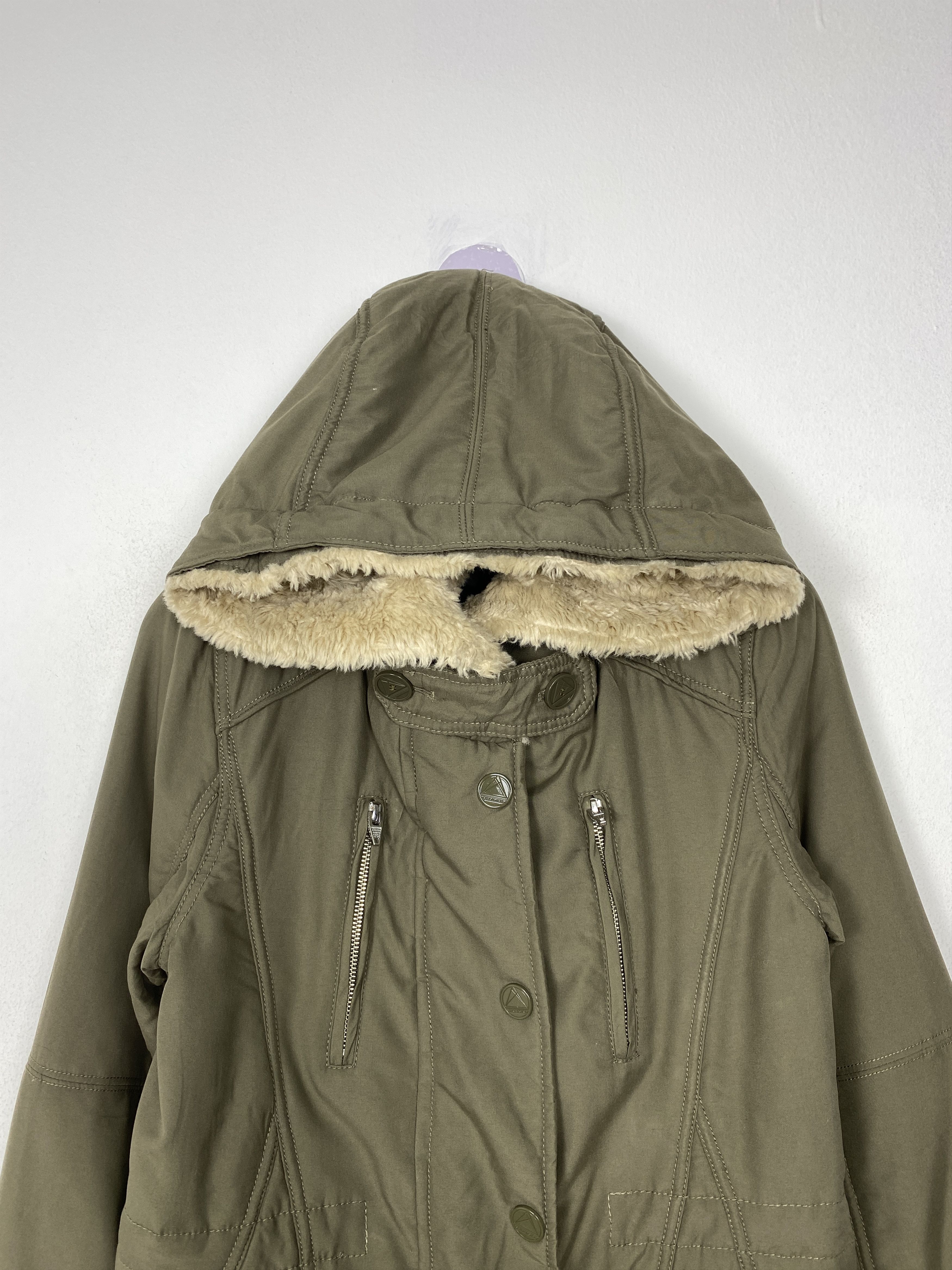 Japanese Brand Vintage SPIRAL GIRL Sherpa Hoodie Winter Warm Jacket Size US M / EU 48-50 / 2 - 2 Thumbnail