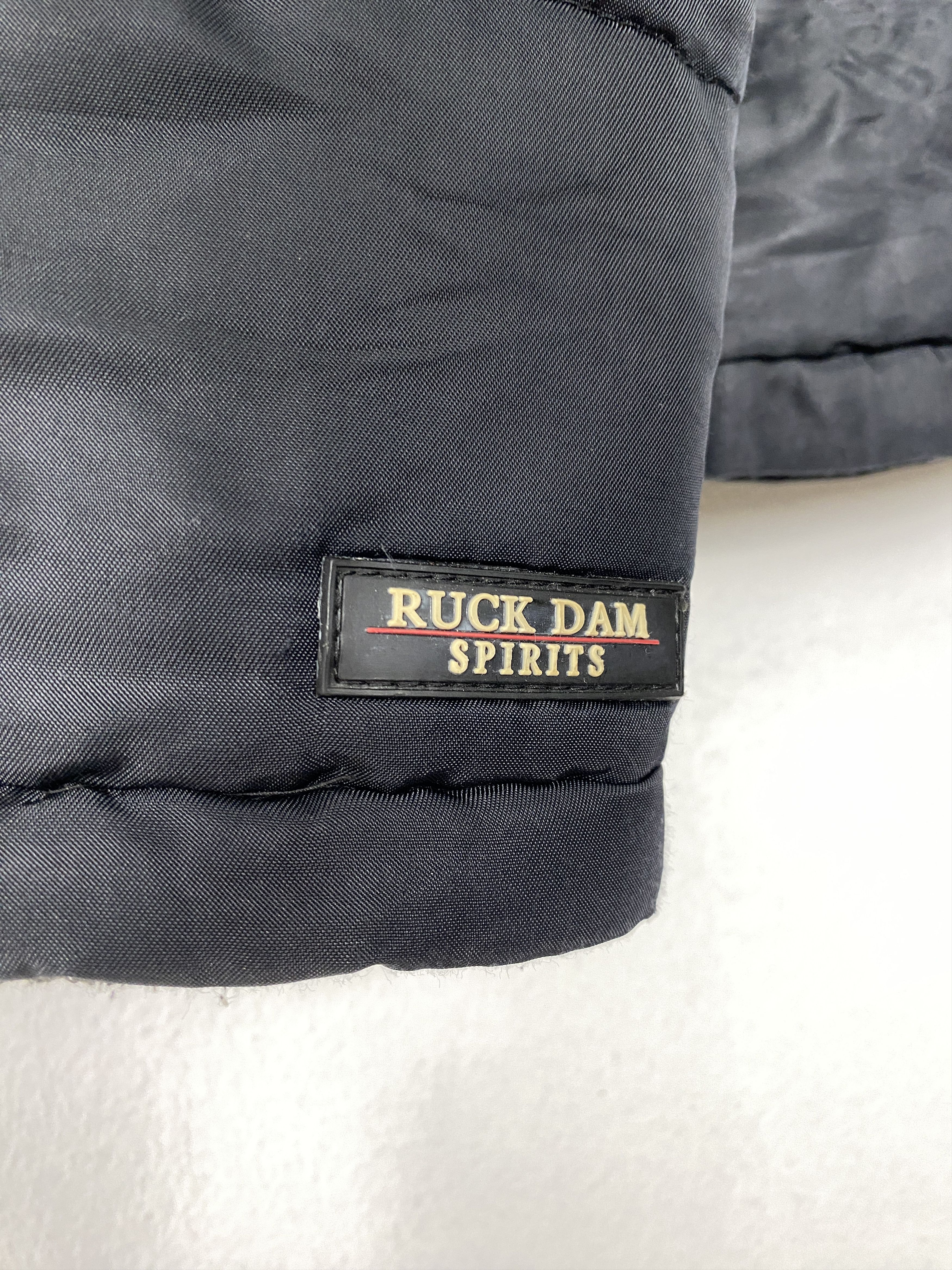 Japanese Brand Vintage Ruck Dam Spirit Zip Up Puffer Down Jacket Size US L / EU 52-54 / 3 - 11 Thumbnail