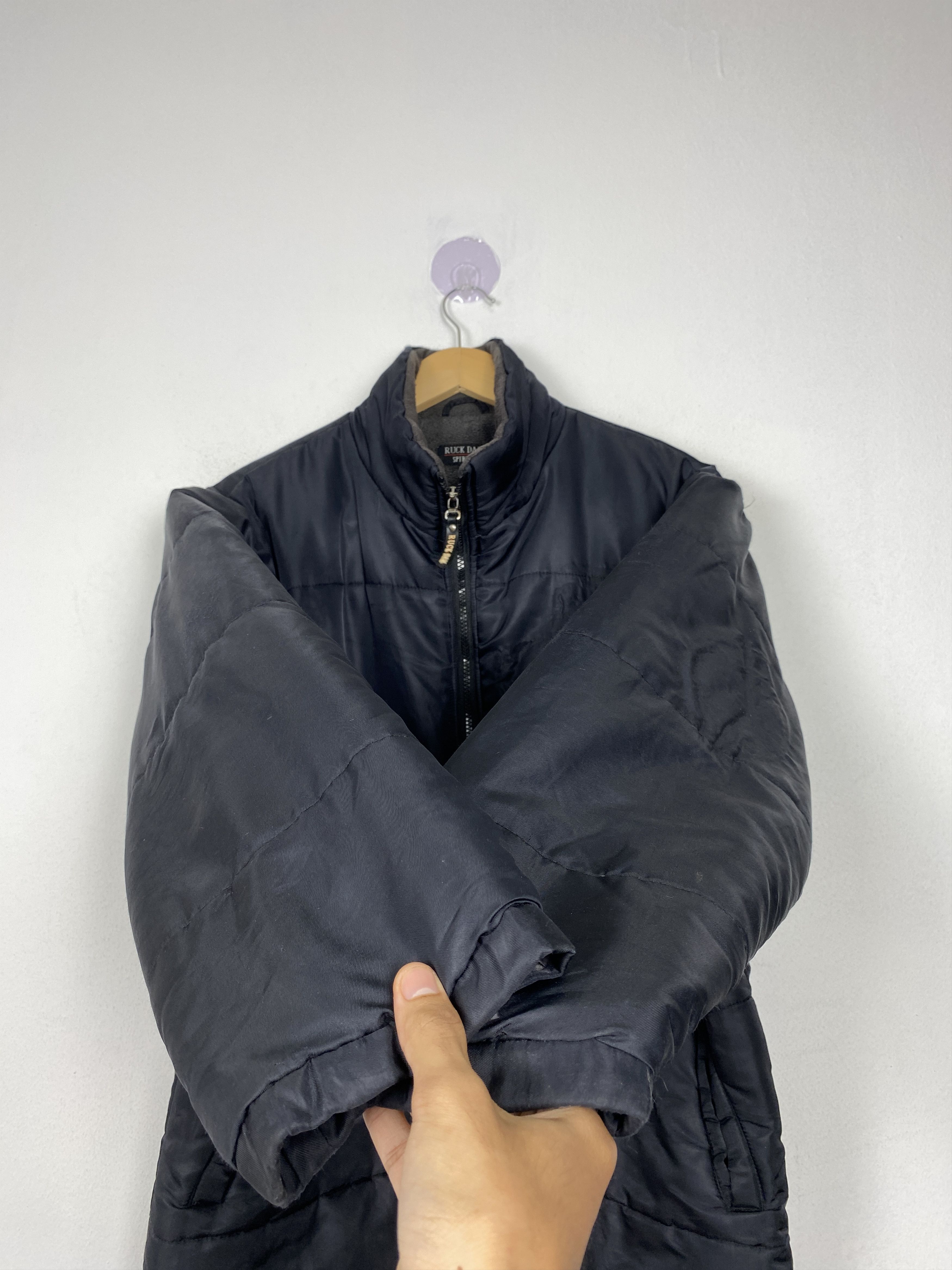 Japanese Brand Vintage Ruck Dam Spirit Zip Up Puffer Down Jacket Size US L / EU 52-54 / 3 - 5 Thumbnail