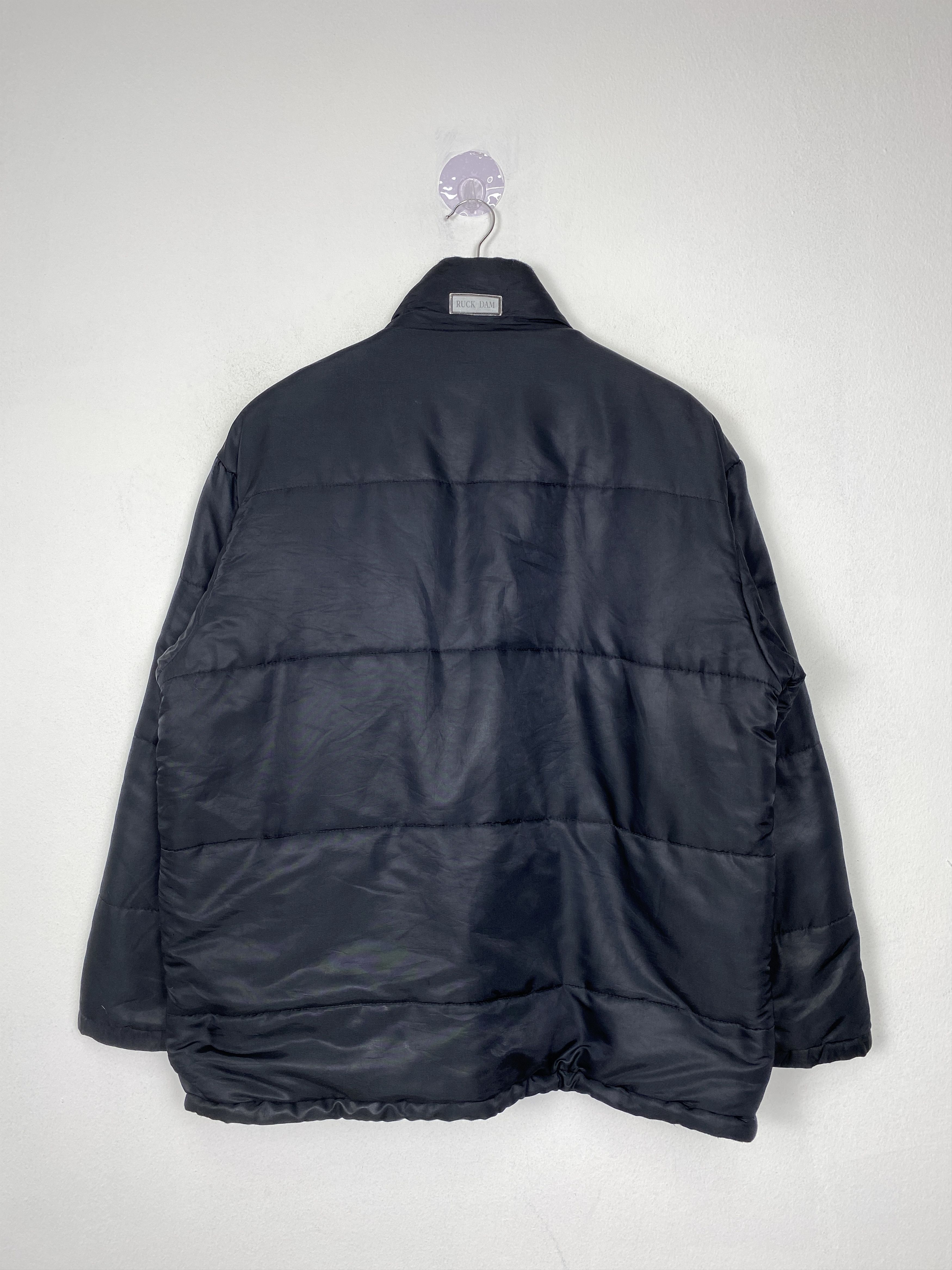 Japanese Brand Vintage Ruck Dam Spirit Zip Up Puffer Down Jacket Size US L / EU 52-54 / 3 - 3 Thumbnail
