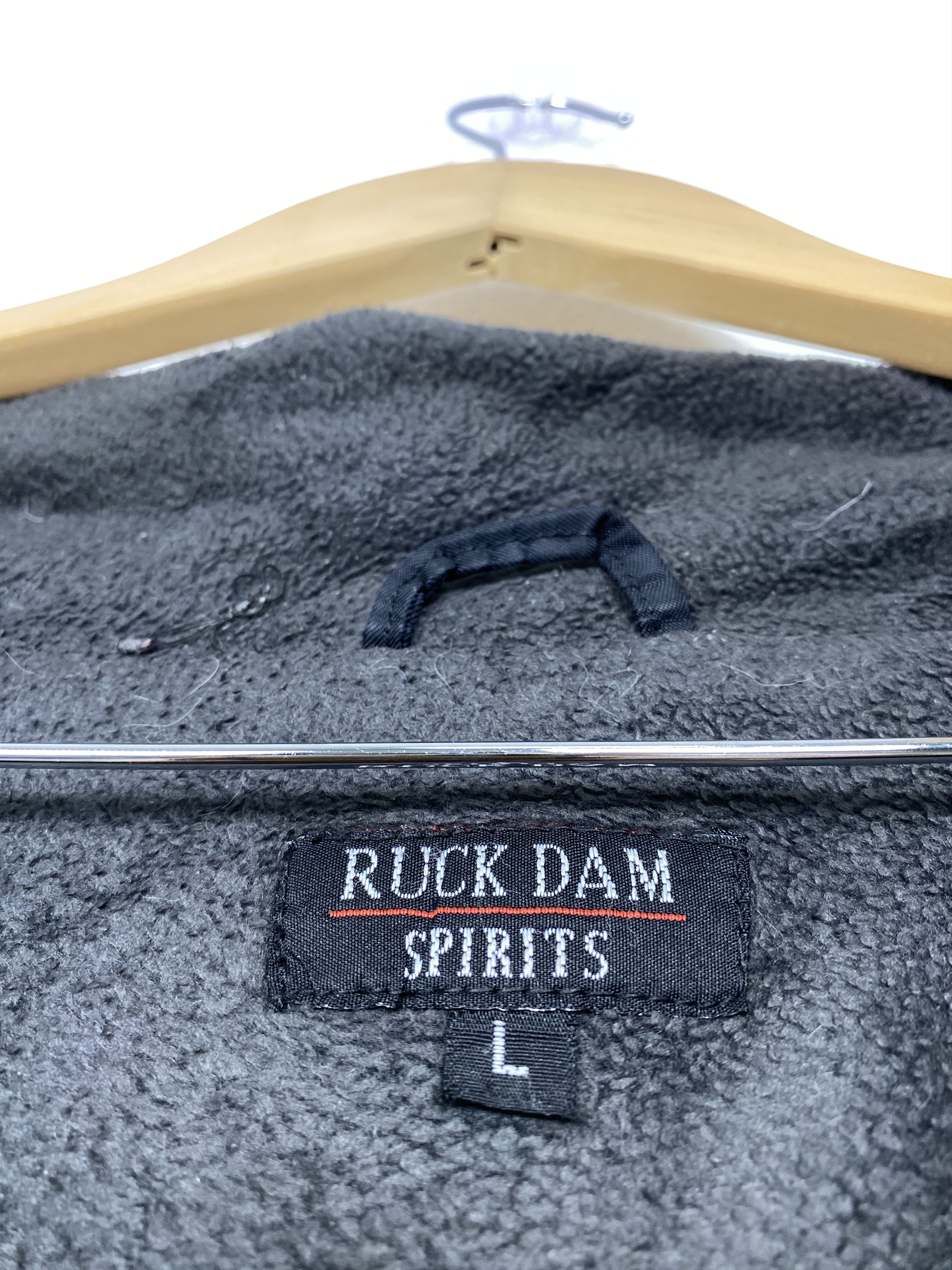 Japanese Brand Vintage Ruck Dam Spirit Zip Up Puffer Down Jacket Size US L / EU 52-54 / 3 - 14 Thumbnail