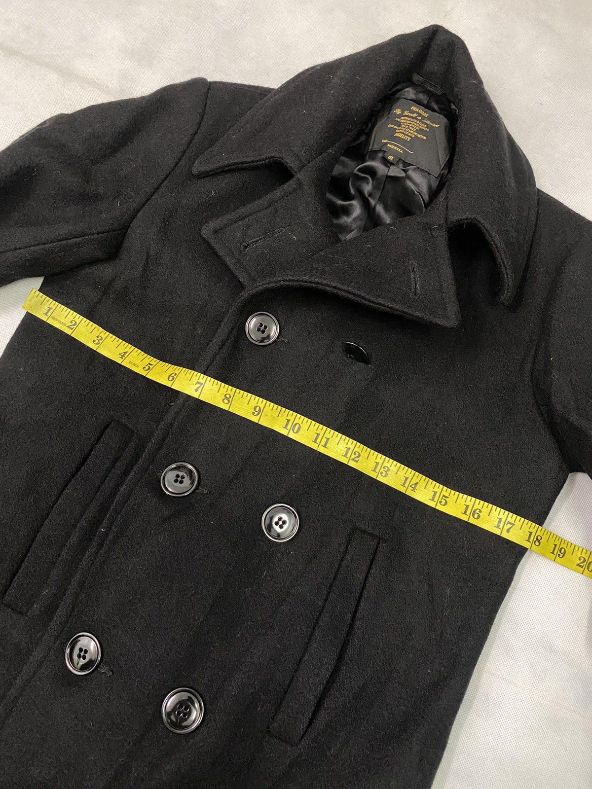 Designer × Fidelity Fidelity by Gerald & Stewart Wool Peacoat Double Breasted Size US S / EU 44-46 / 1 - 11 Thumbnail