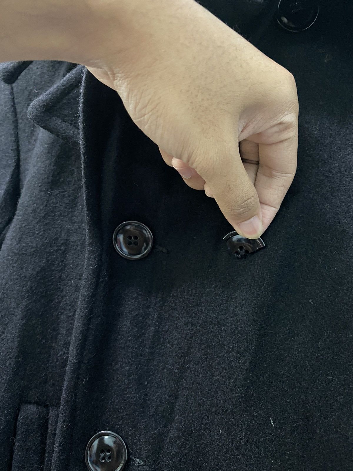 Designer × Fidelity Fidelity by Gerald & Stewart Wool Peacoat Double Breasted Size US S / EU 44-46 / 1 - 5 Thumbnail