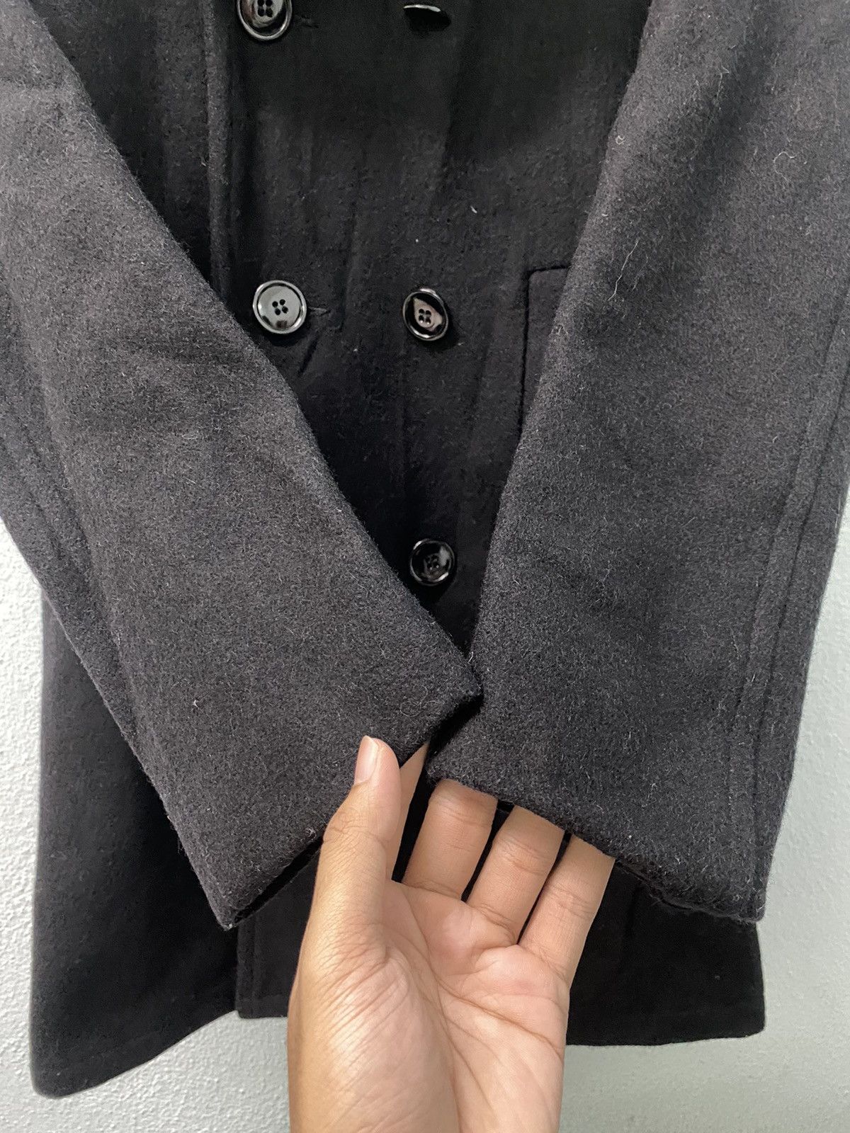 Designer × Fidelity Fidelity by Gerald & Stewart Wool Peacoat Double Breasted Size US S / EU 44-46 / 1 - 3 Thumbnail