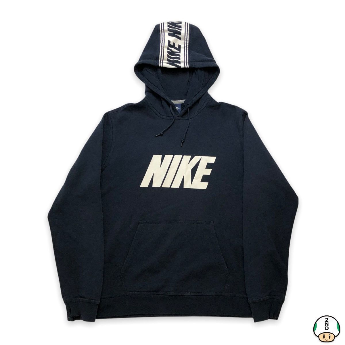 Nike Nike Sportswear Hoodie Center Spell Out Hooded Sweatshirt Size US L / EU 52-54 / 3 - 1 Thumbnail