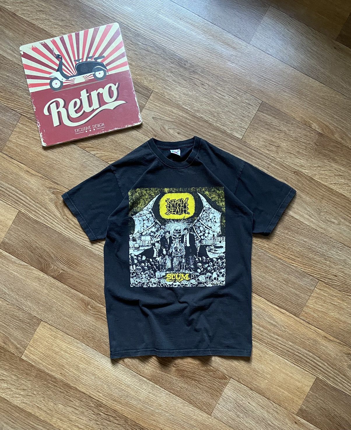 Band Tees × Vintage Vintage 00s Napalm Death Scum Metal Band T Shirt Tee Size US S / EU 44-46 / 1 - 1 Thumbnail