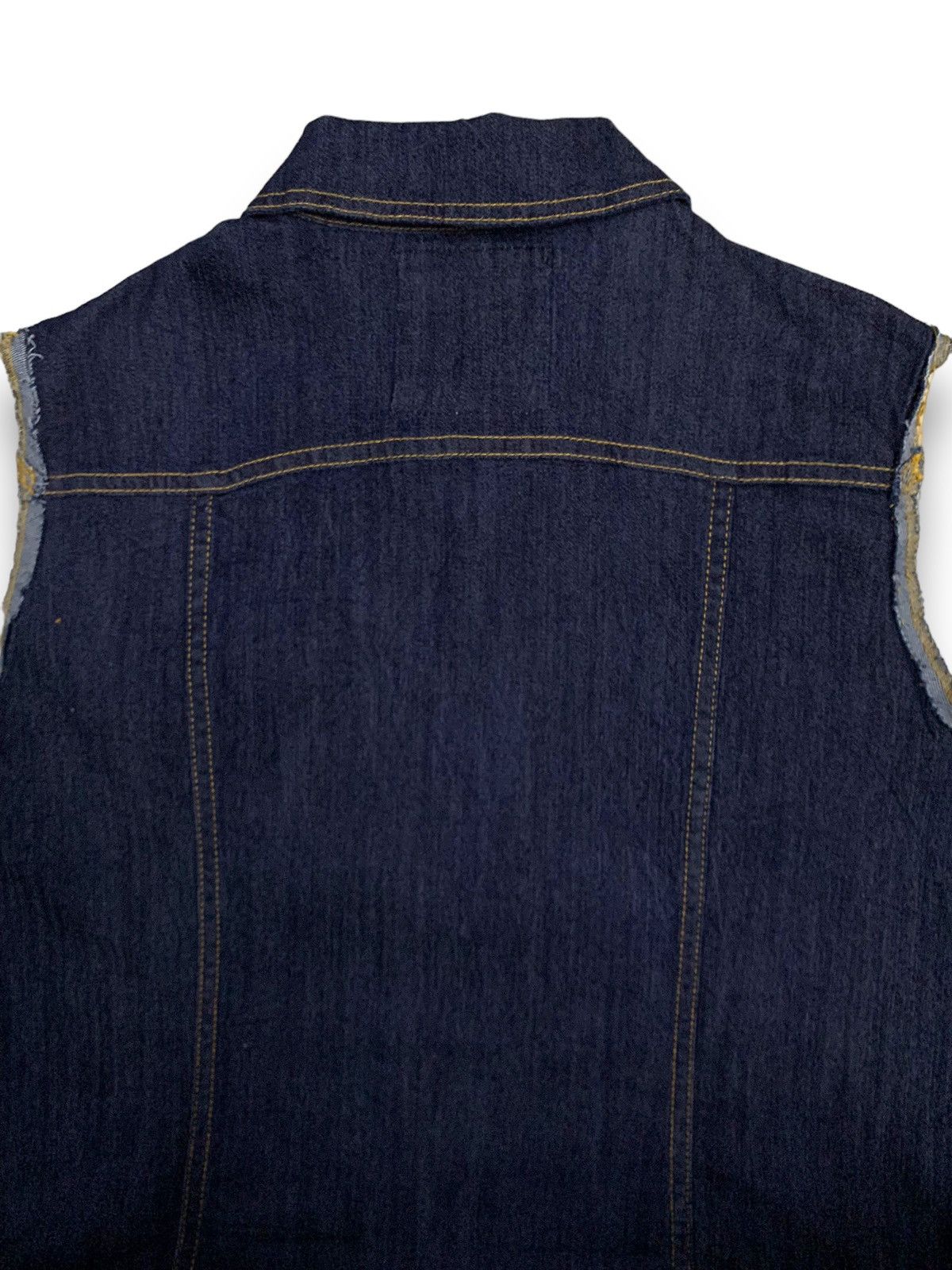 Japanese Brand Japanese Brand The Limited Blue Trucker/Biker Denim Vest Size US L / EU 52-54 / 3 - 11 Thumbnail