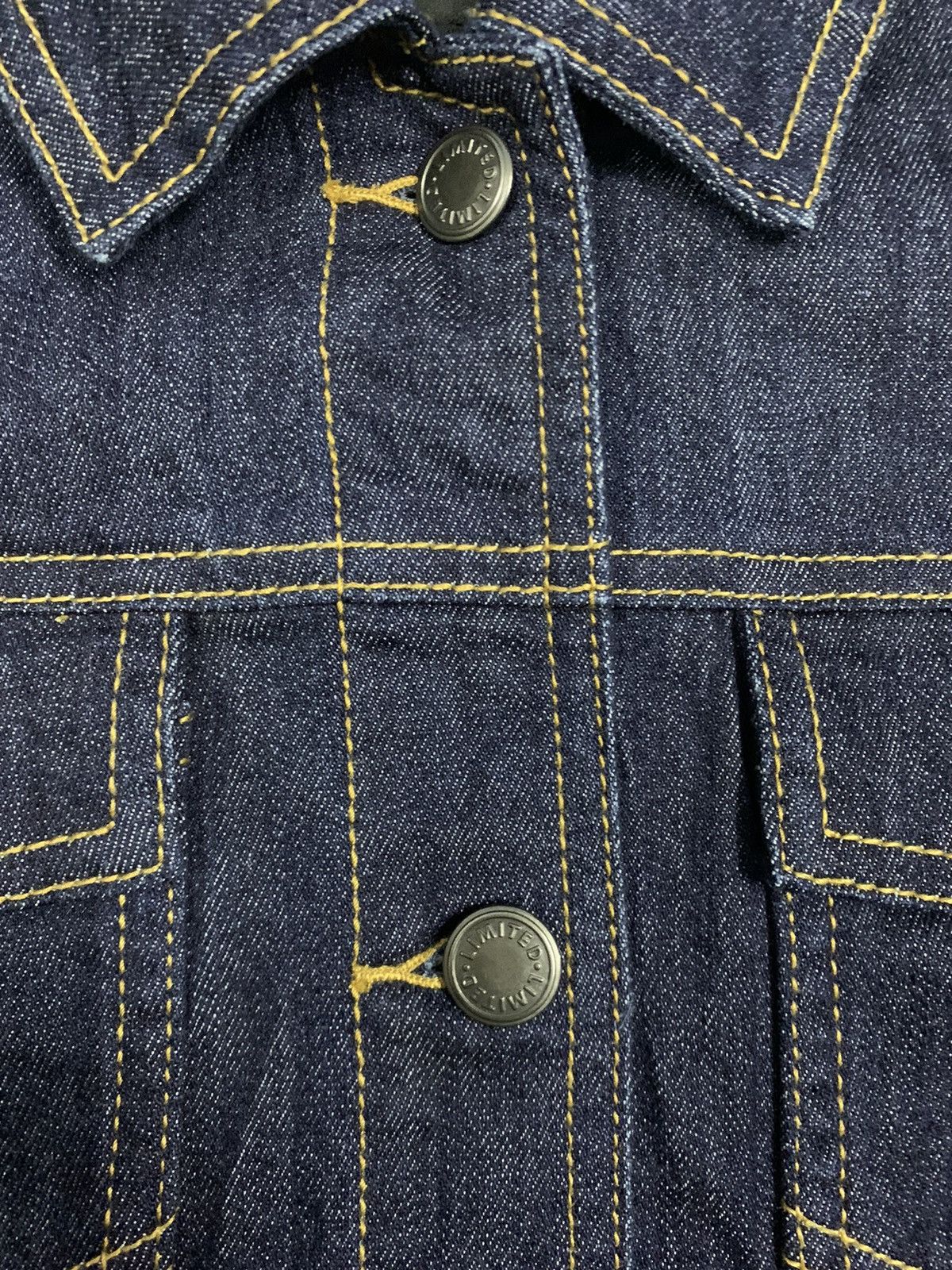 Japanese Brand Japanese Brand The Limited Blue Trucker/Biker Denim Vest Size US L / EU 52-54 / 3 - 7 Thumbnail