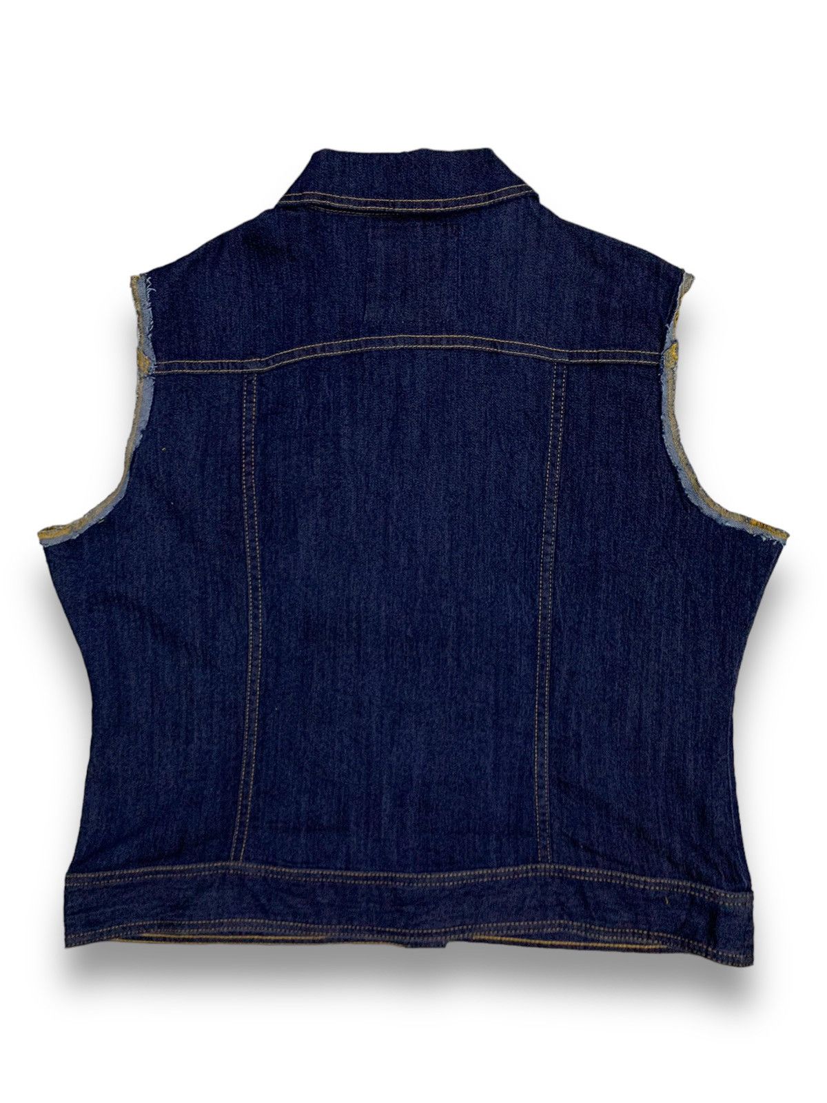 Japanese Brand Japanese Brand The Limited Blue Trucker/Biker Denim Vest Size US L / EU 52-54 / 3 - 2 Thumbnail