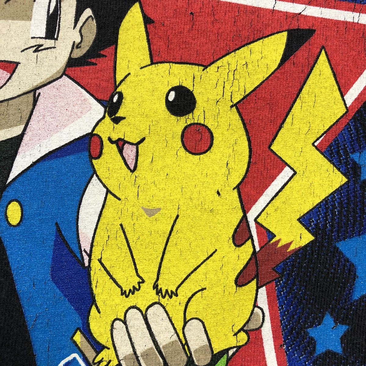 Anime Vintage 1999 Pokemon T Shirt Ash Pikachu Anime Graphic Tee Size US S / EU 44-46 / 1 - 4 Thumbnail