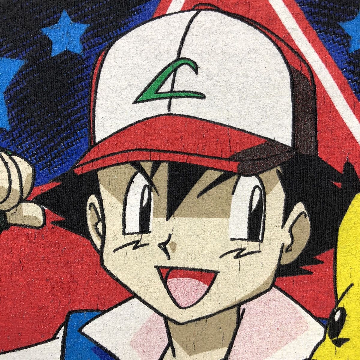 Anime Vintage 1999 Pokemon T Shirt Ash Pikachu Anime Graphic Tee Size US S / EU 44-46 / 1 - 3 Thumbnail