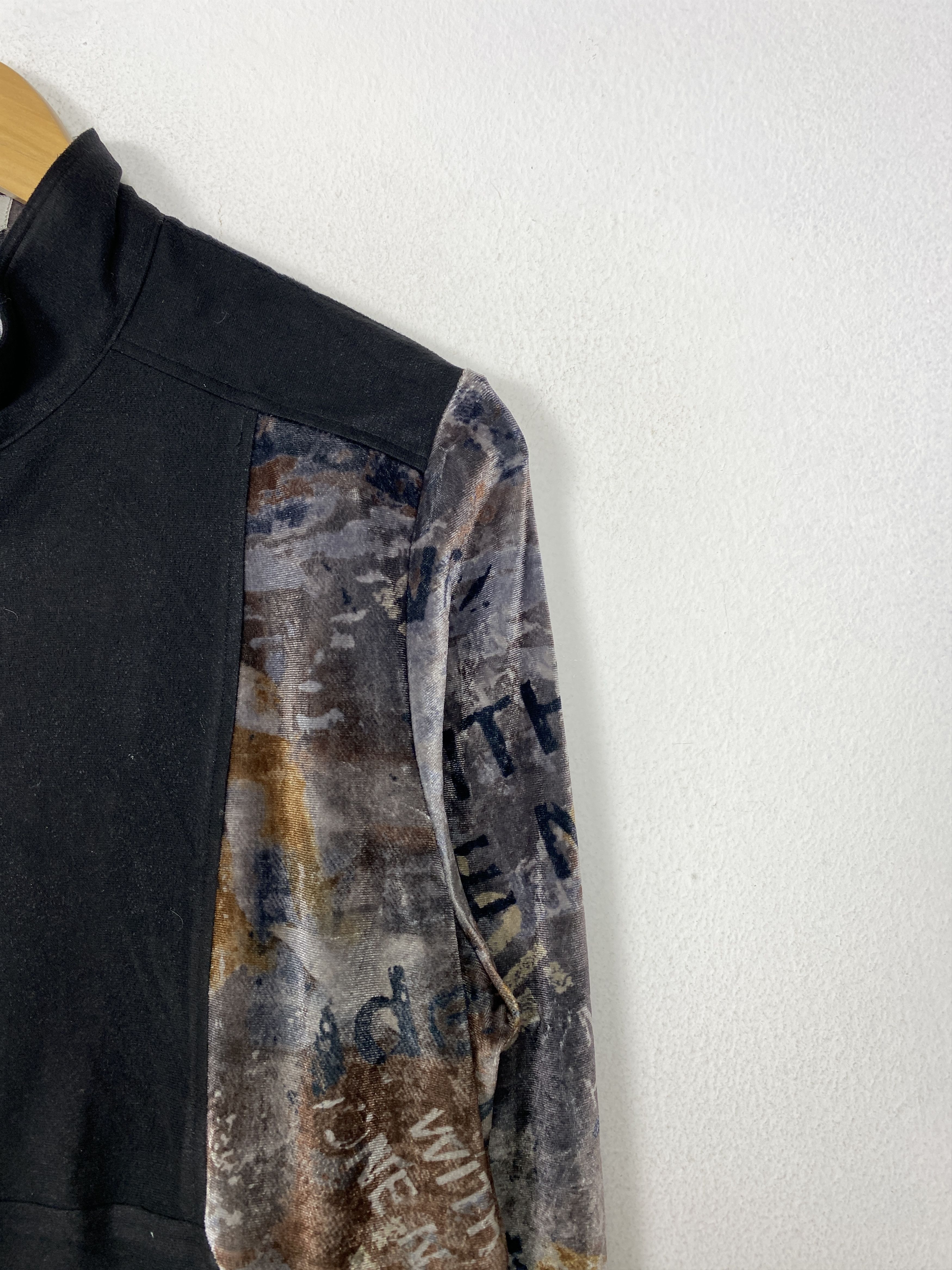 Japanese Brand Vintage PARIADE ZIp Up Nice Sleeve Pattern Wool Jacket Size US S / EU 44-46 / 1 - 7 Thumbnail