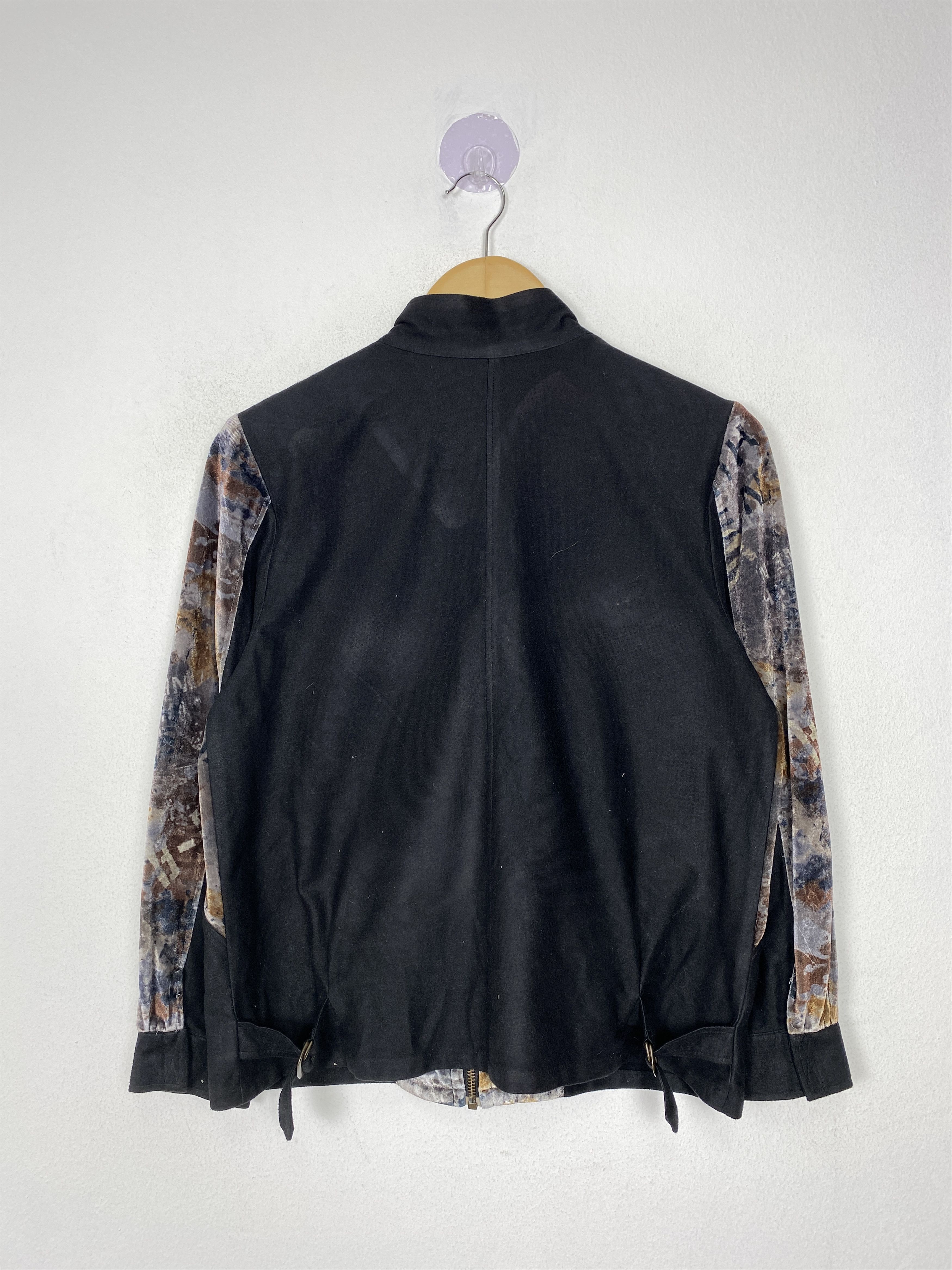 Japanese Brand Vintage PARIADE ZIp Up Nice Sleeve Pattern Wool Jacket Size US S / EU 44-46 / 1 - 3 Thumbnail