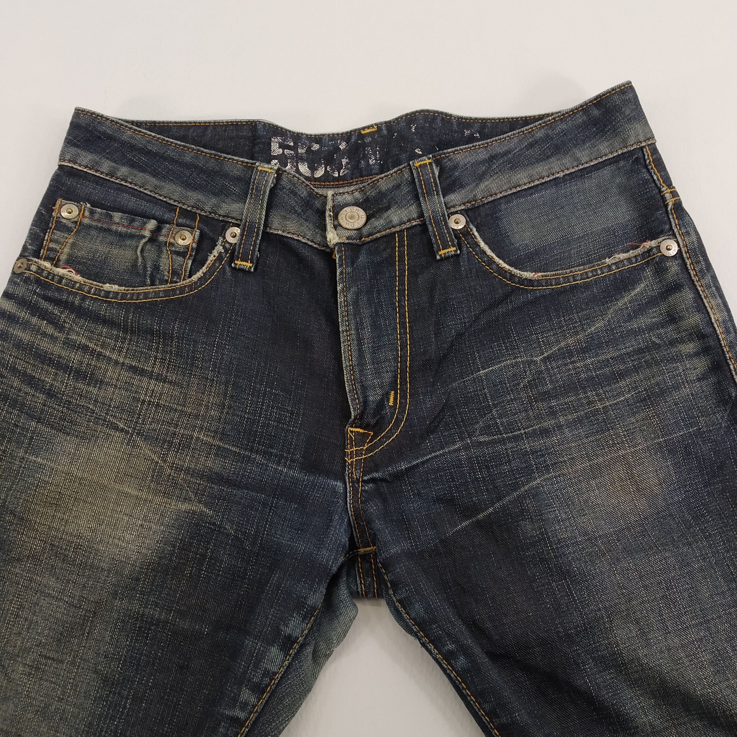 Edwin Size 34 Edwin Black Denim Jeans Distressed Ripped Size US 34 / EU 50 - 11 Thumbnail