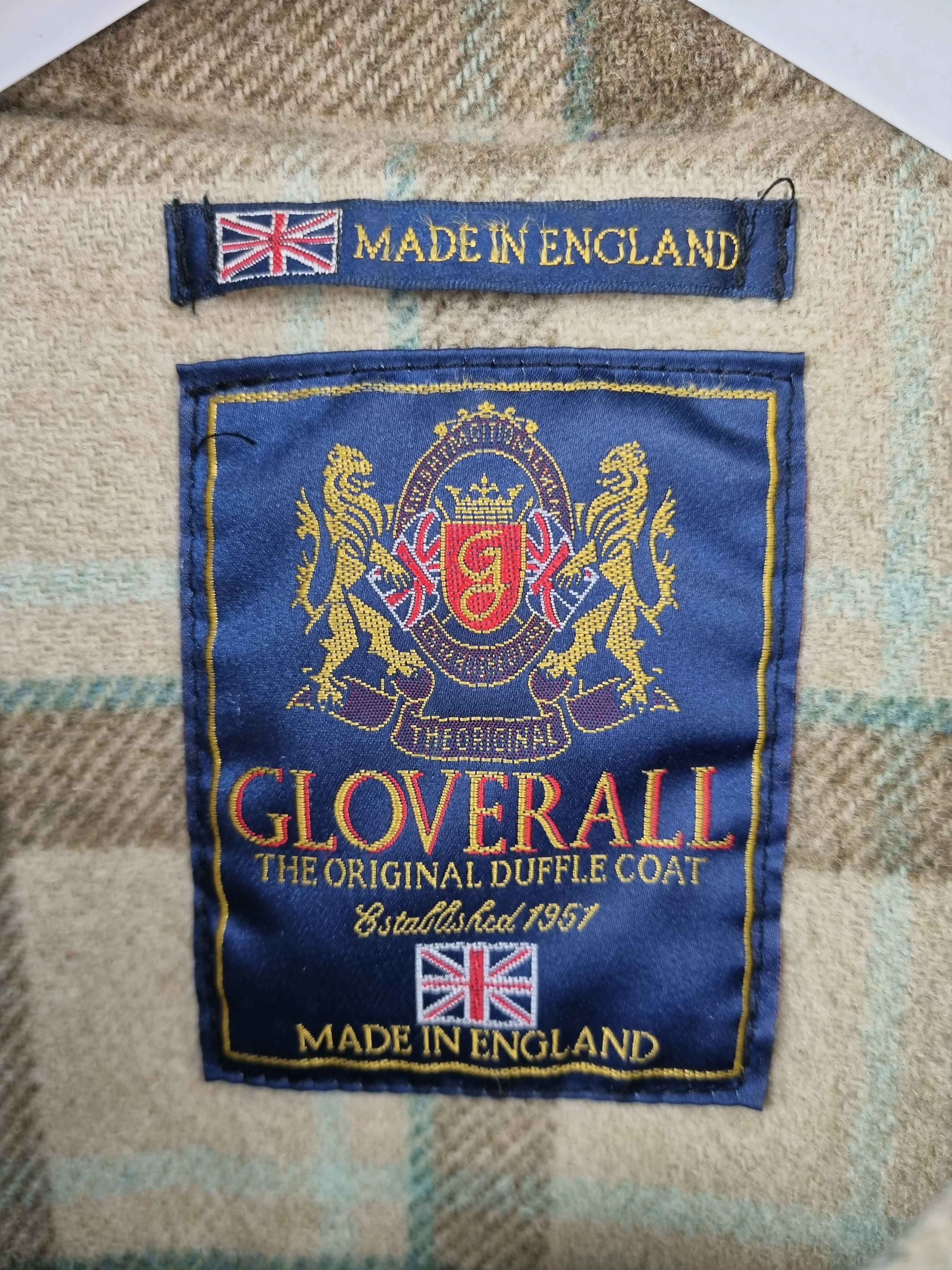 Gloverall × Vintage 90s Gloverall Vintage Wool Hooded made in England Coat Size M / US 6-8 / IT 42-44 - 6 Thumbnail
