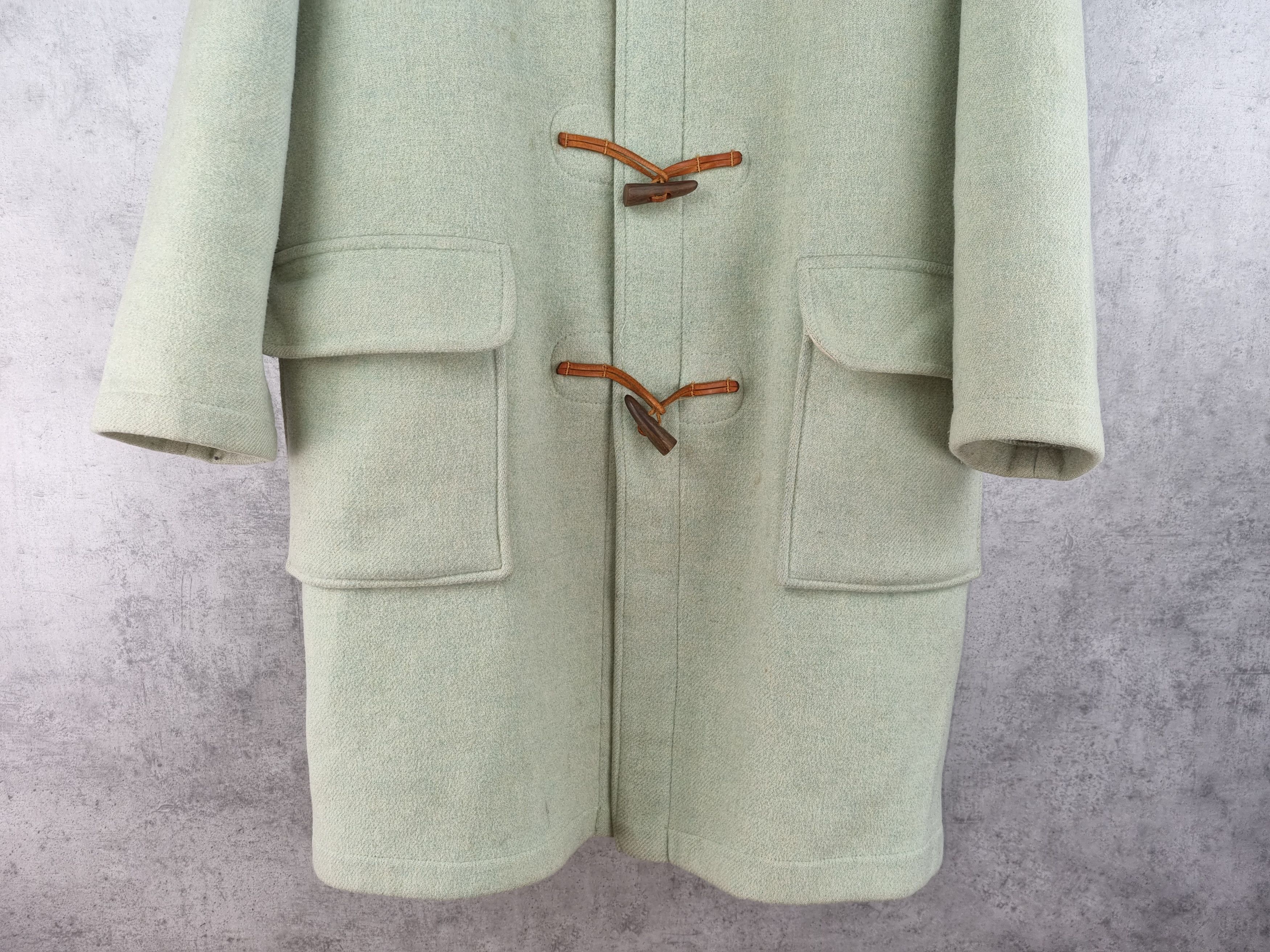 Gloverall × Vintage 90s Gloverall Vintage Wool Hooded made in England Coat Size M / US 6-8 / IT 42-44 - 8 Thumbnail