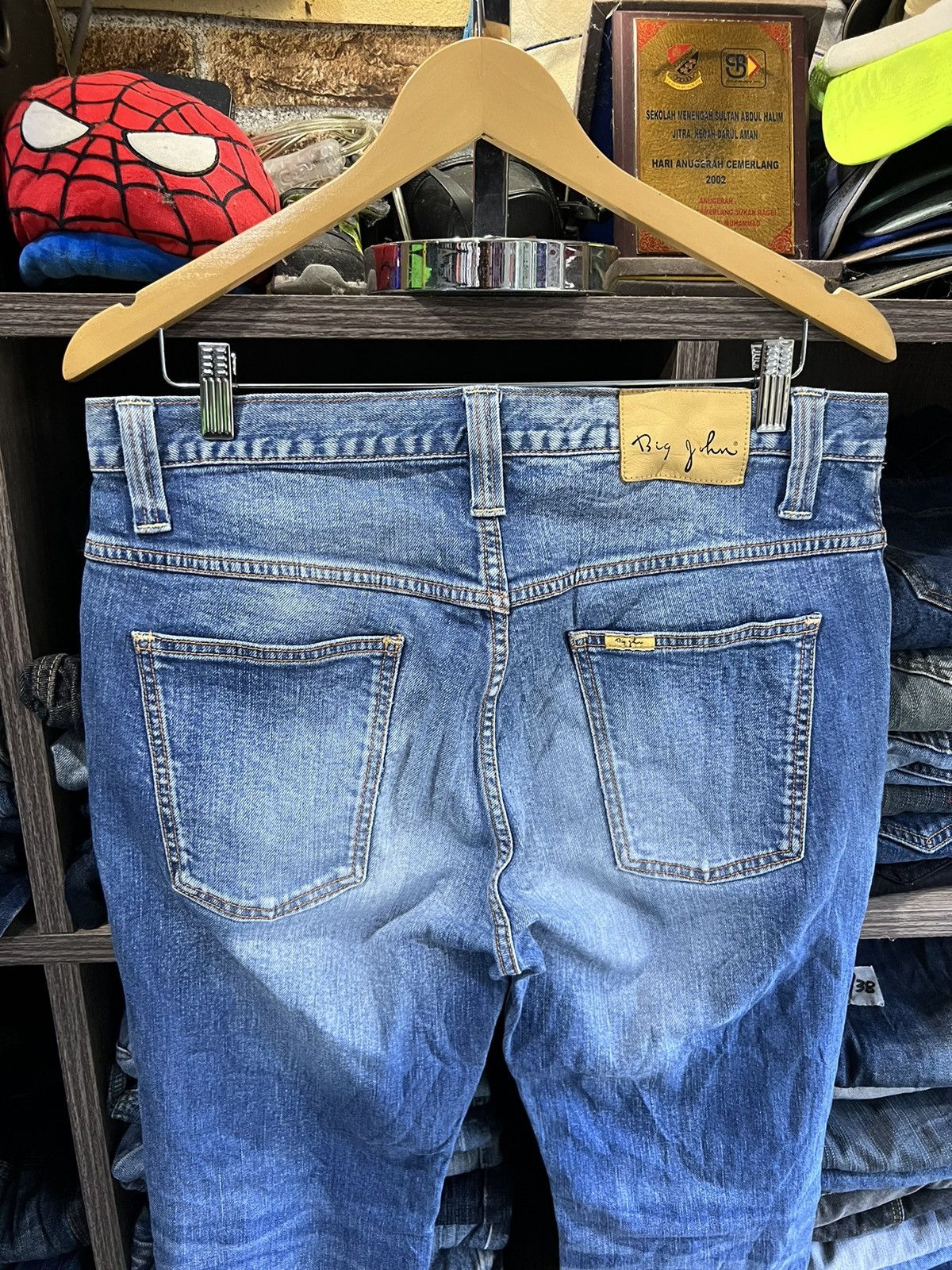 Big John 🔥Vintage Big John Made in Japan Flared Denim Size US 34 / EU 50 - 9 Thumbnail