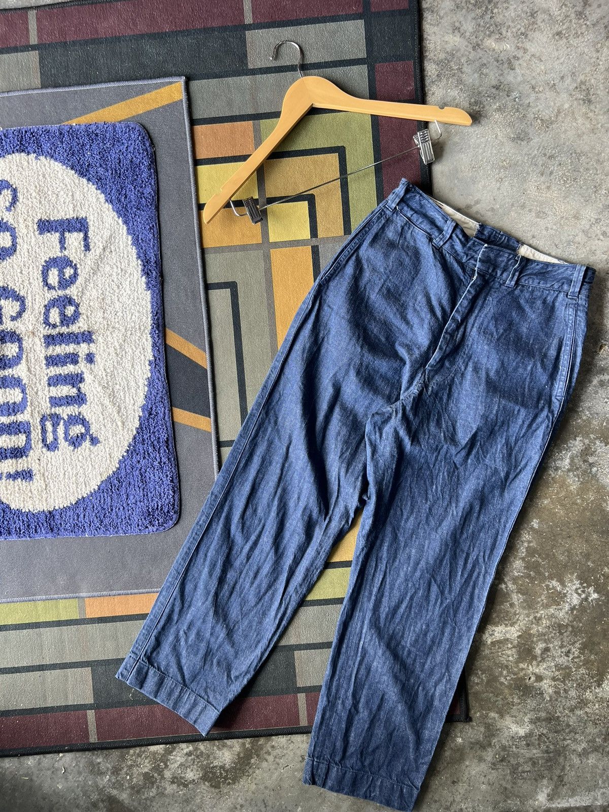 45rpm 🔥45rpm Denim Trousers Size US 27 - 1 Thumbnail