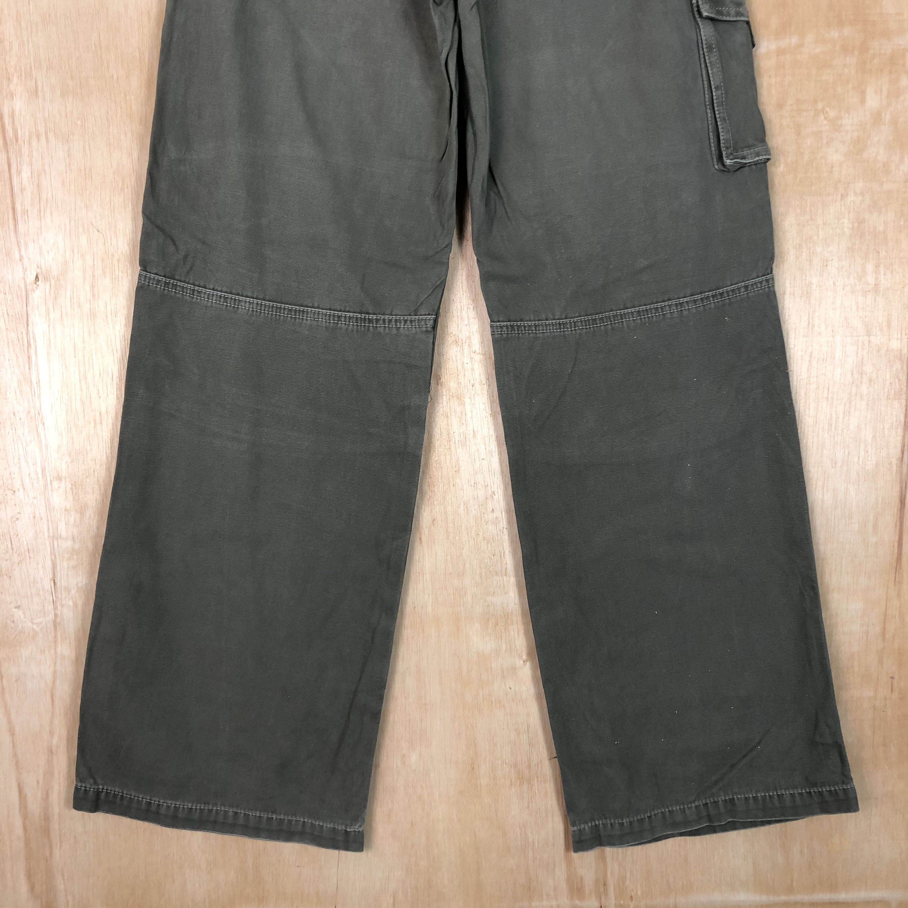 Japanese Brand DLL Uniqlo double knee Grey Multipocket cargo Pants #c070 Size US 28 / EU 44 - 9 Thumbnail