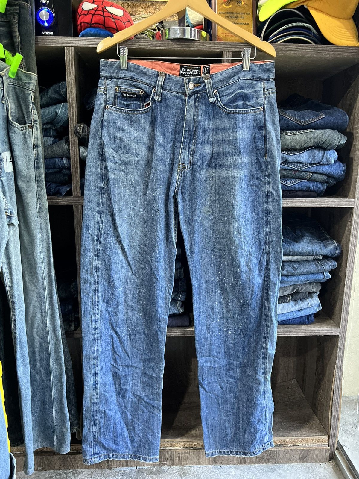 Other 🔥Rare Flip The Script Redline Selvedge Denim Size US 34 / EU 50 - 2 Thumbnail