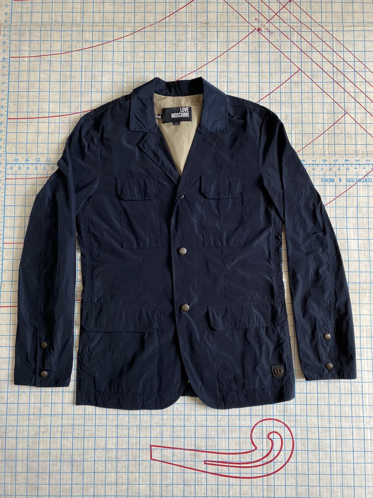 Designer × Moschino Love Moschino Blazer Style Casual Rain Jacket Fits Small Size US S / EU 44-46 / 1 - 2 Thumbnail