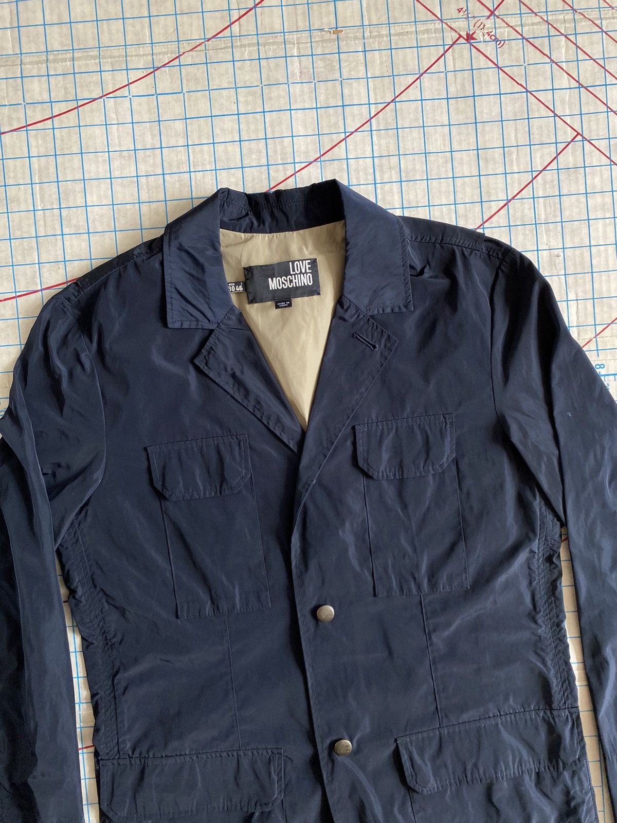Designer × Moschino Love Moschino Blazer Style Casual Rain Jacket Fits Small Size US S / EU 44-46 / 1 - 3 Thumbnail