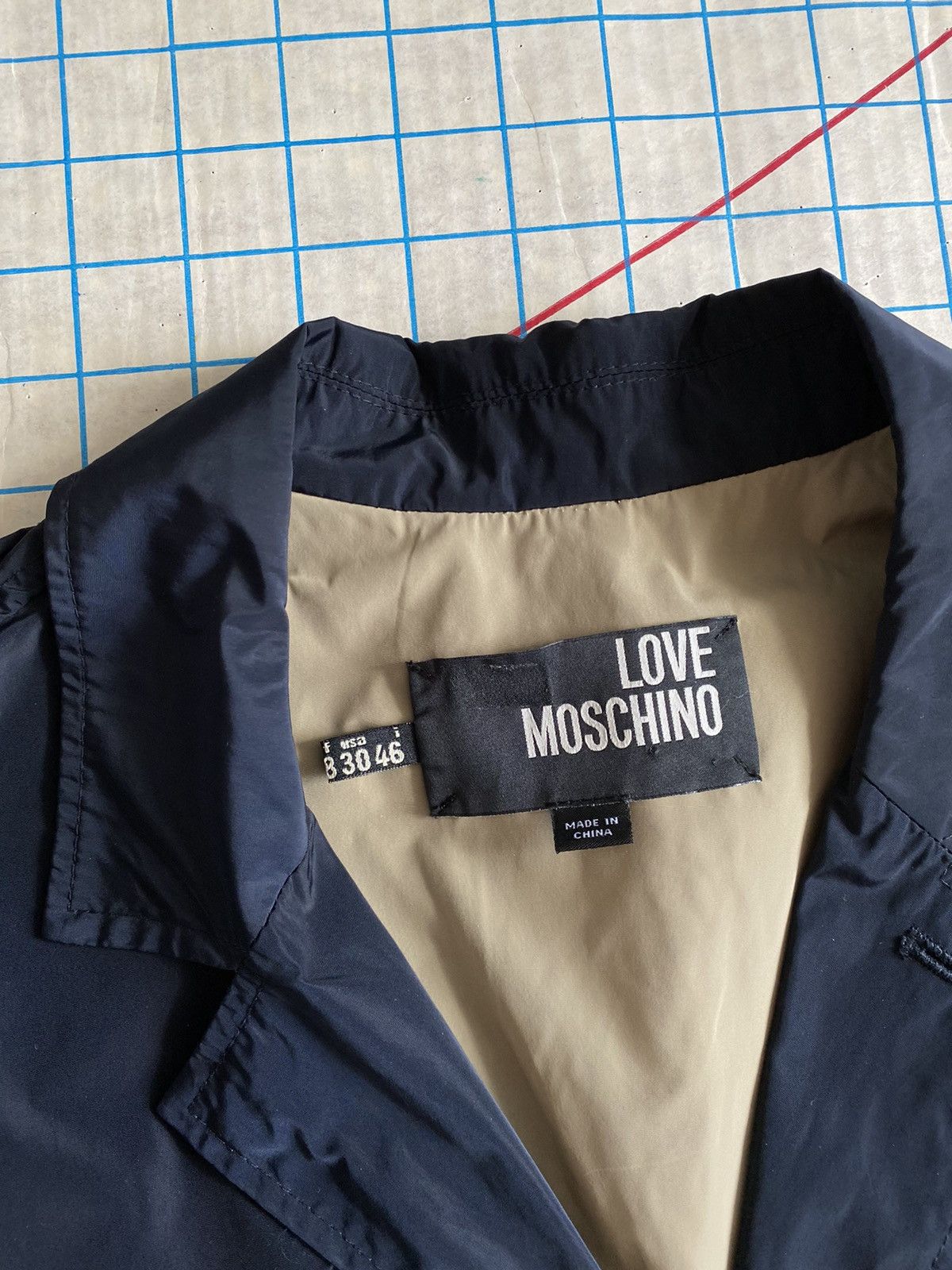 Designer × Moschino Love Moschino Blazer Style Casual Rain Jacket Fits Small Size US S / EU 44-46 / 1 - 7 Thumbnail