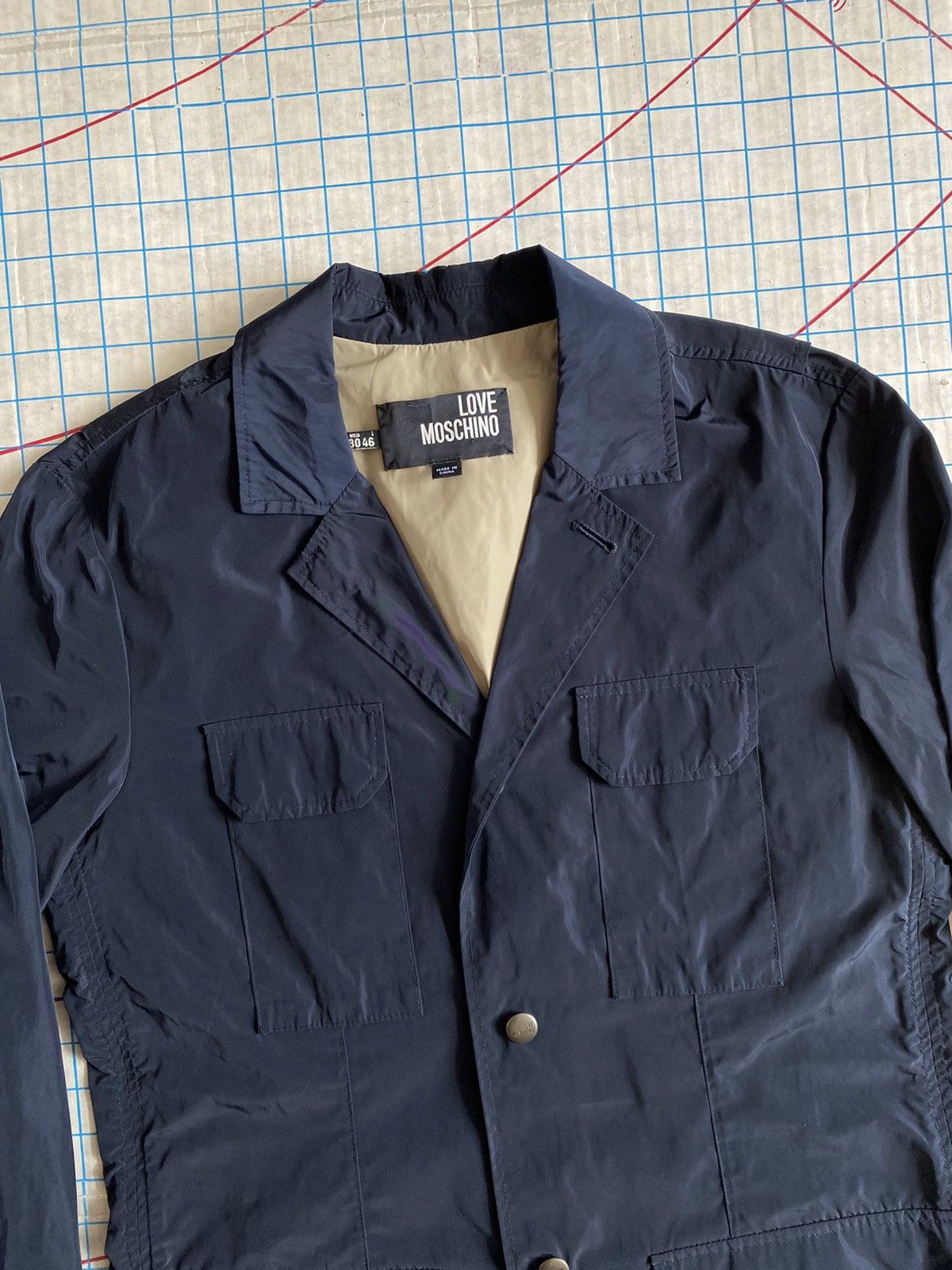 Designer × Moschino Love Moschino Blazer Style Casual Rain Jacket Fits Small Size US S / EU 44-46 / 1 - 6 Thumbnail