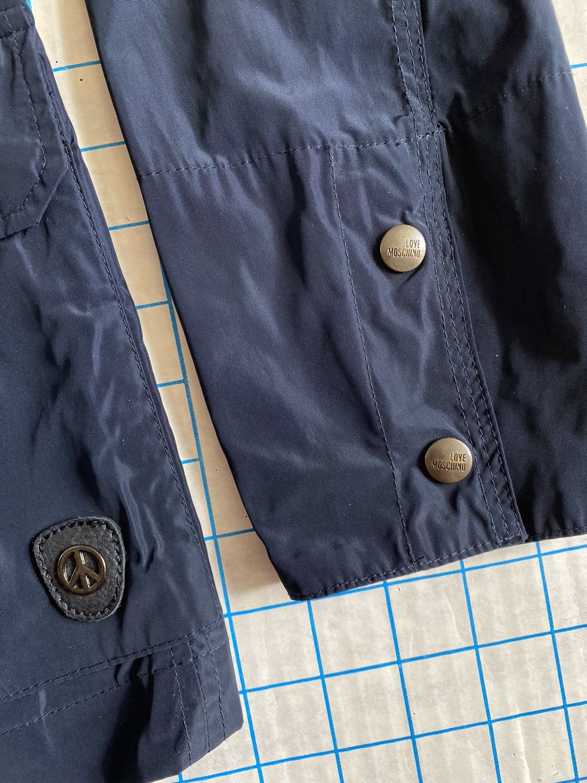 Designer × Moschino Love Moschino Blazer Style Casual Rain Jacket Fits Small Size US S / EU 44-46 / 1 - 5 Thumbnail