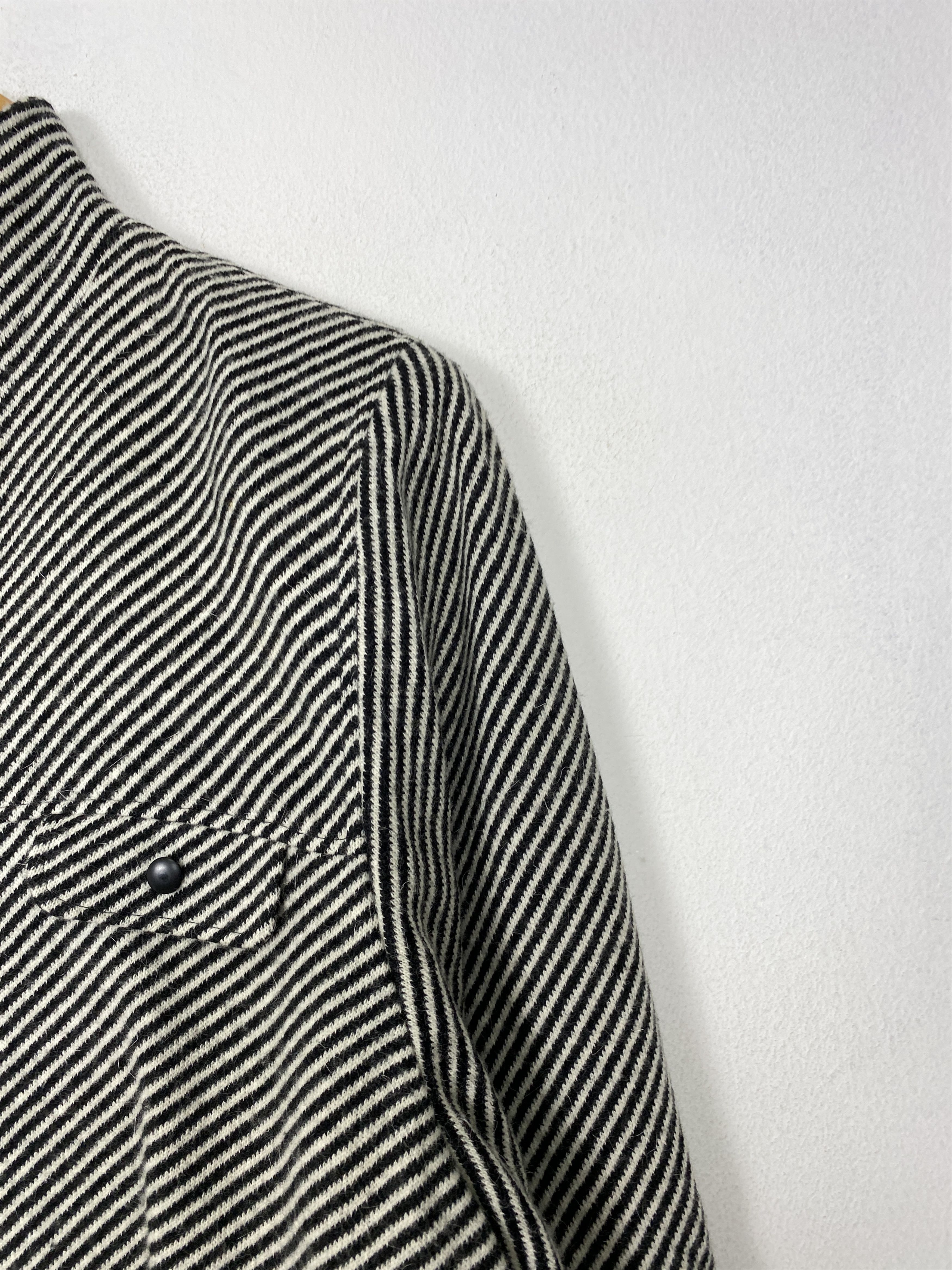 Japanese Brand Vintage L.JOYFUL Striped Velvet Bombers Jacket Size US XL / EU 56 / 4 - 6 Thumbnail