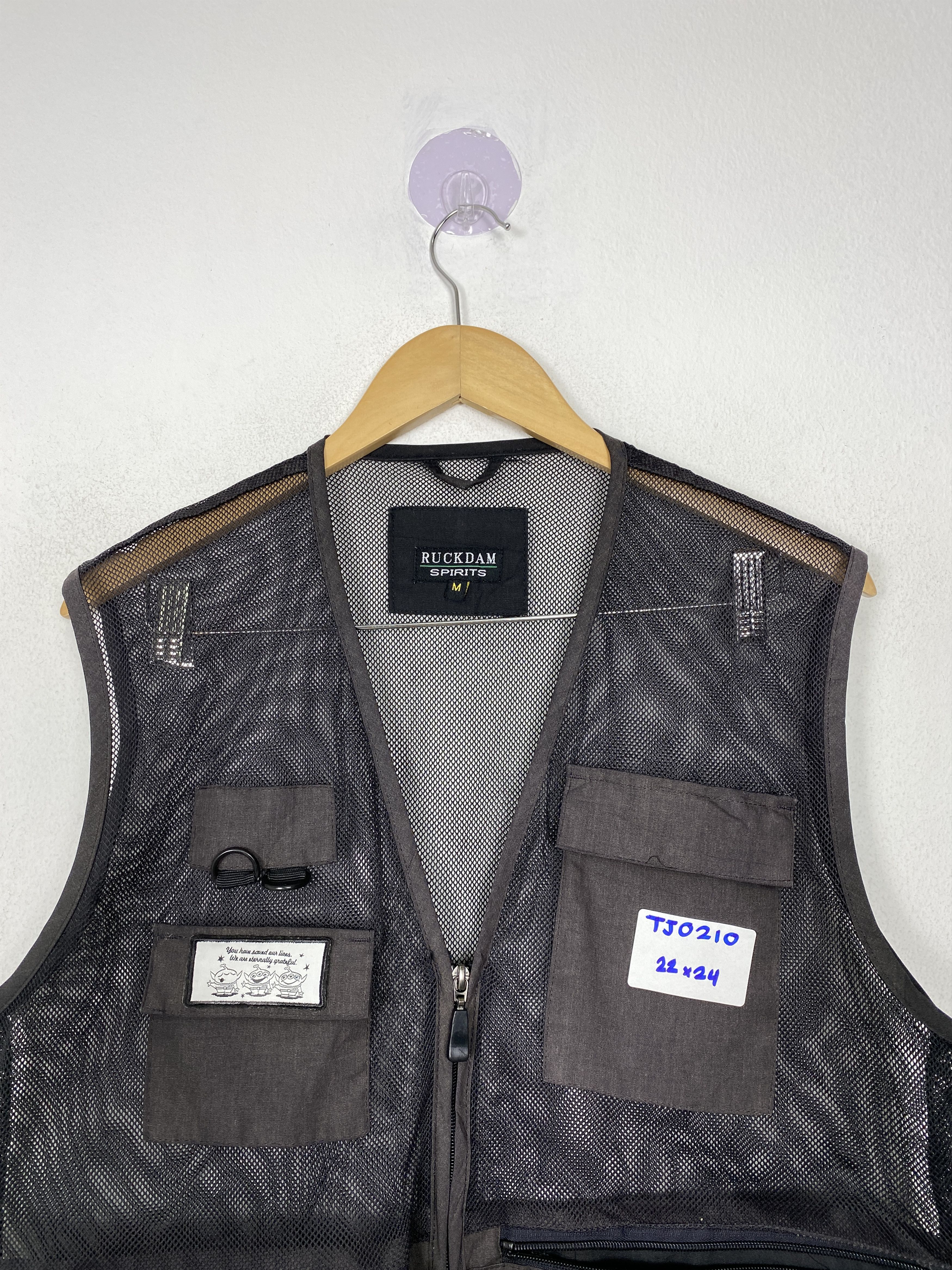 Japanese Brand Vintage Ruckdamsprit Multi Pocket Zip Up Vest Size US M / EU 48-50 / 2 - 4 Thumbnail
