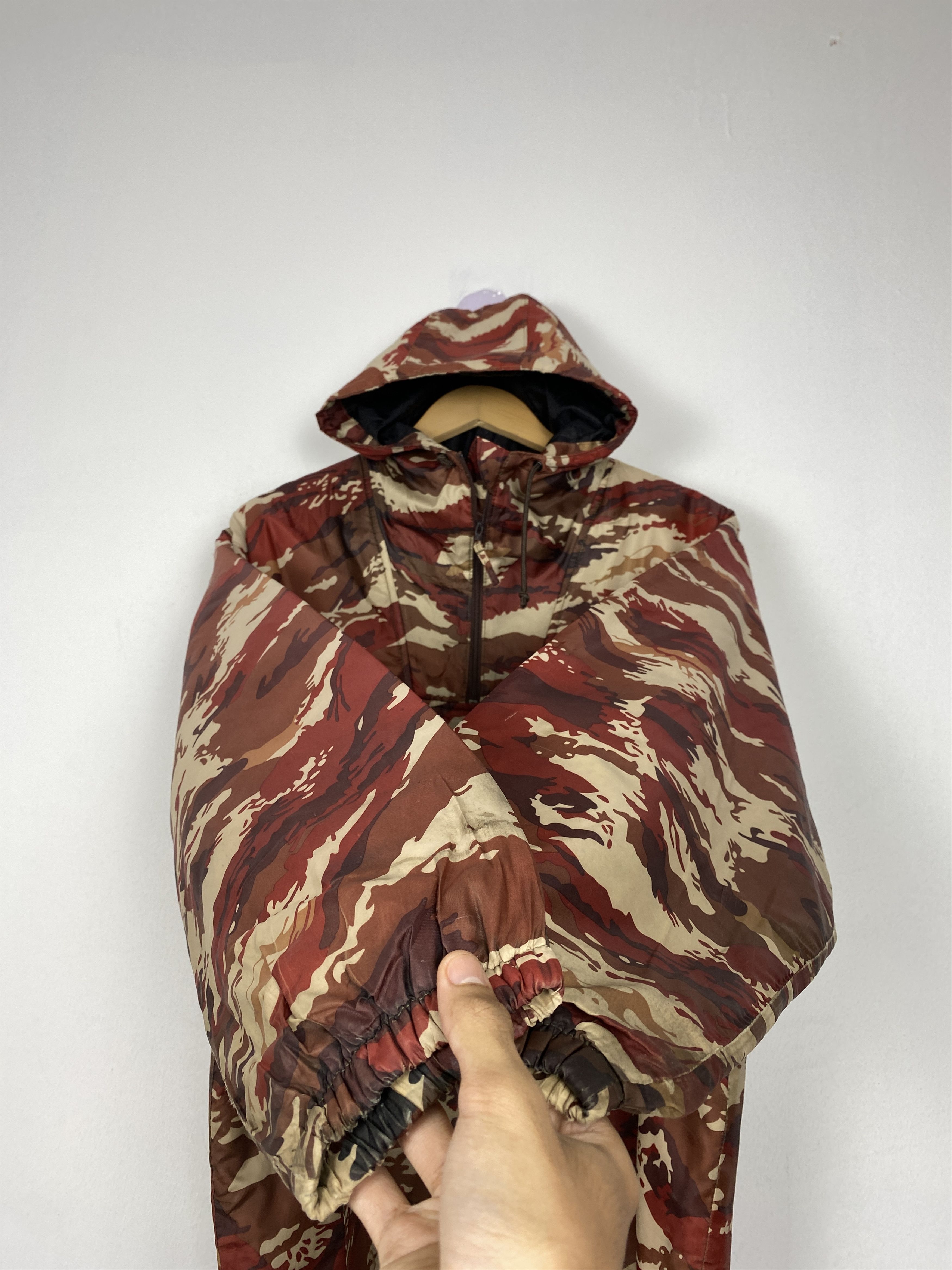 Japanese Brand Vintage Zack Style Camo Half-Zip Light Jacket Size US XL / EU 56 / 4 - 3 Thumbnail