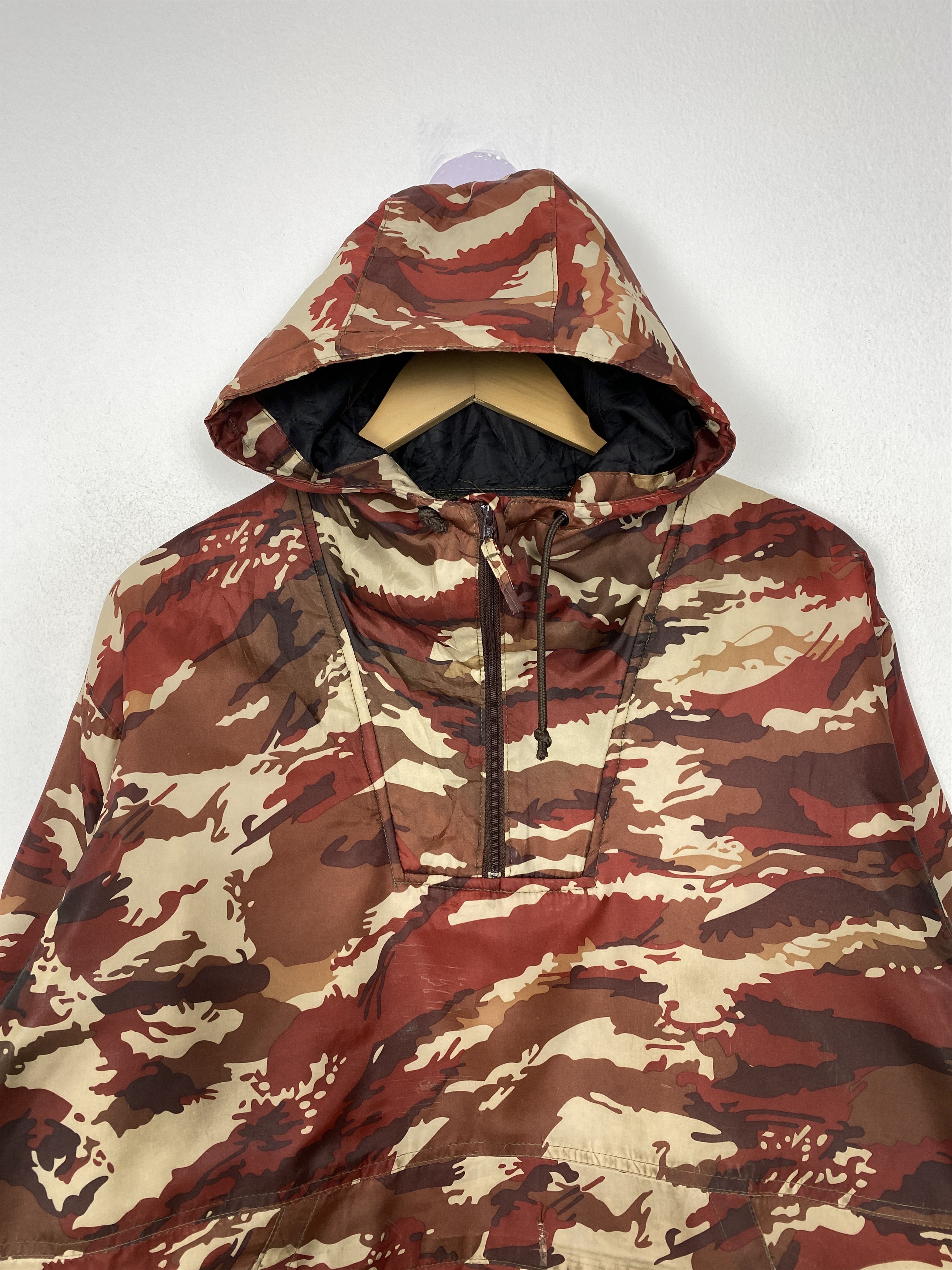 Japanese Brand Vintage Zack Style Camo Half-Zip Light Jacket Size US XL / EU 56 / 4 - 4 Thumbnail