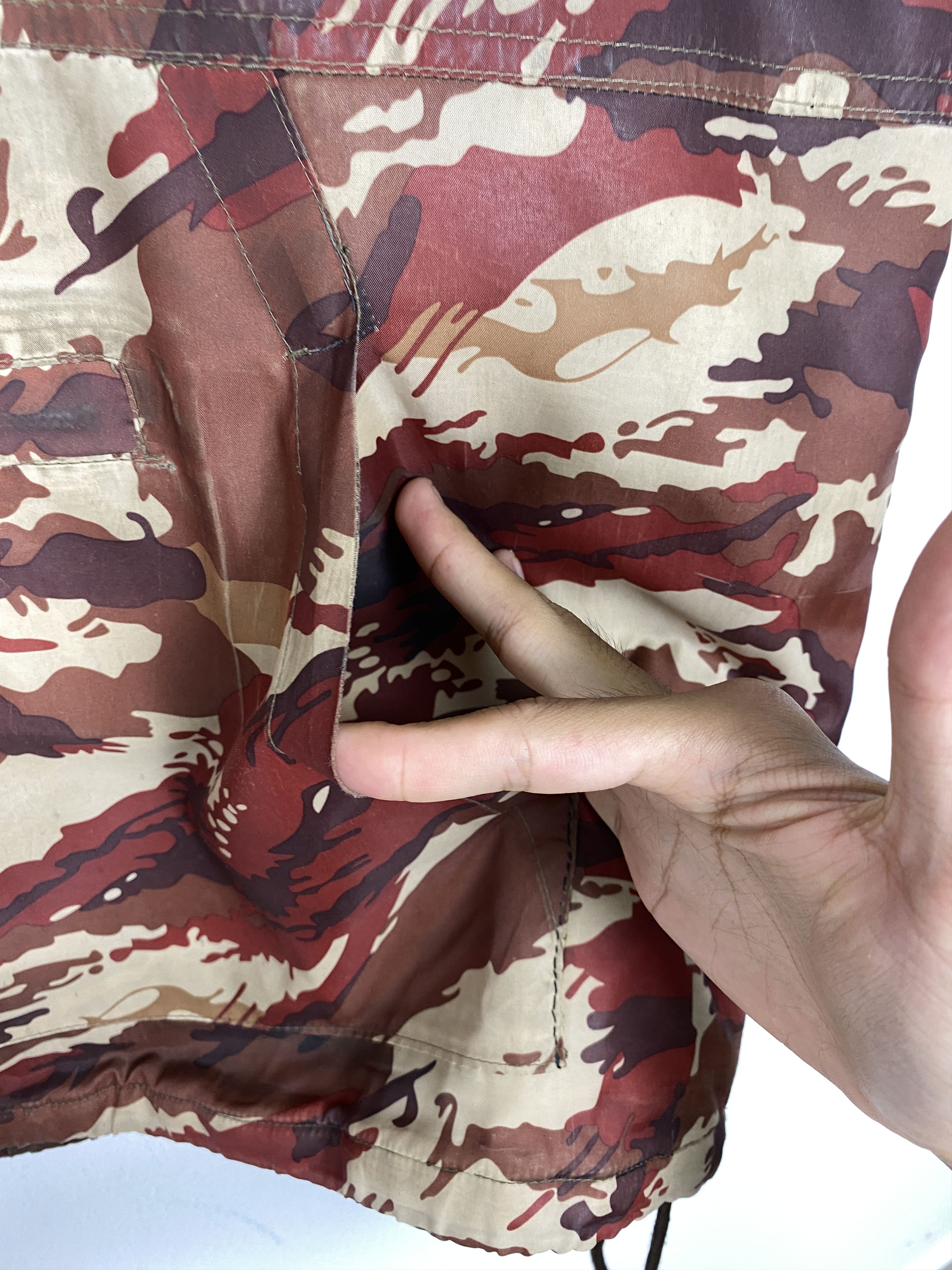 Japanese Brand Vintage Zack Style Camo Half-Zip Light Jacket Size US XL / EU 56 / 4 - 9 Thumbnail