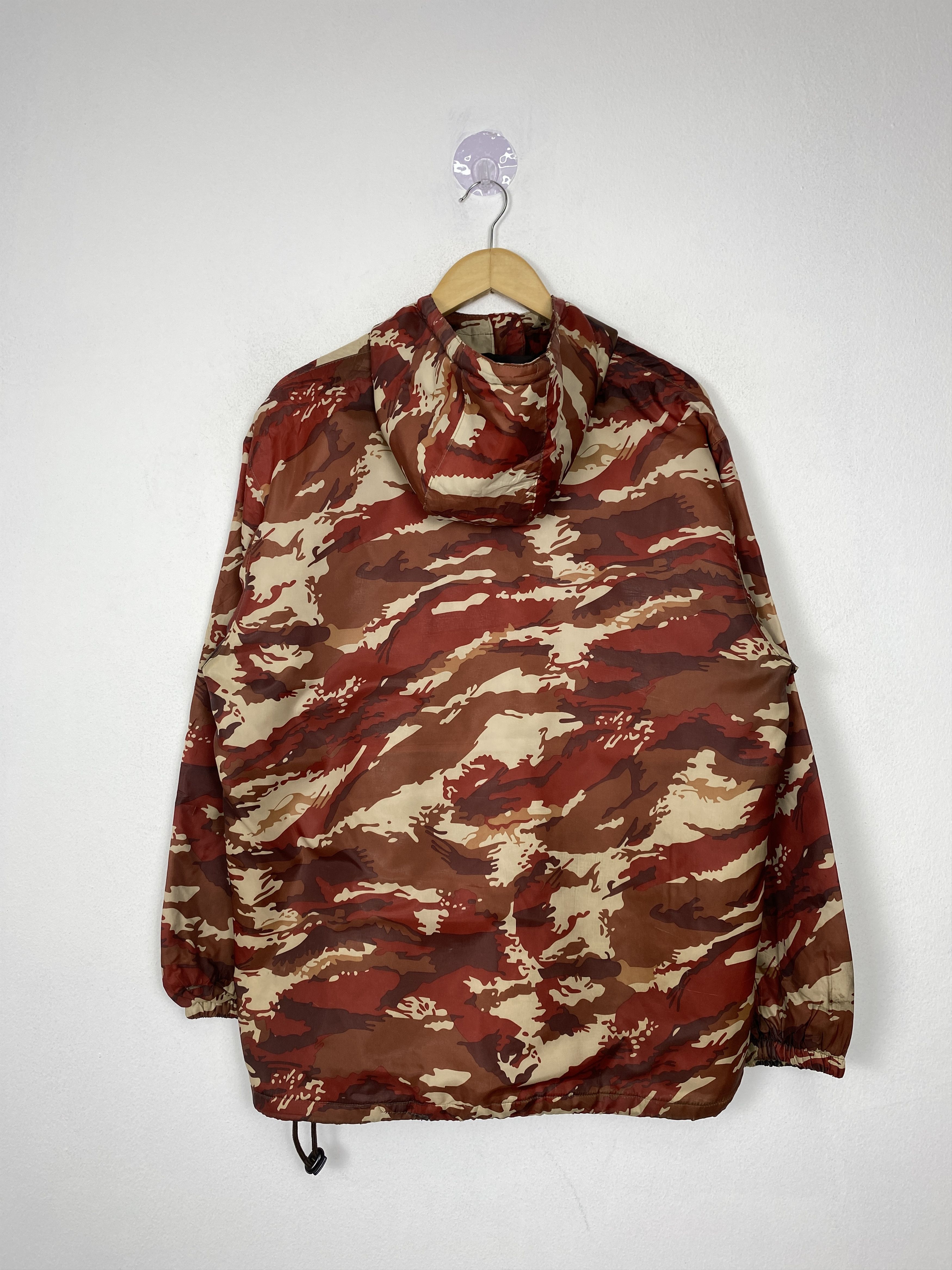 Japanese Brand Vintage Zack Style Camo Half-Zip Light Jacket Size US XL / EU 56 / 4 - 2 Thumbnail