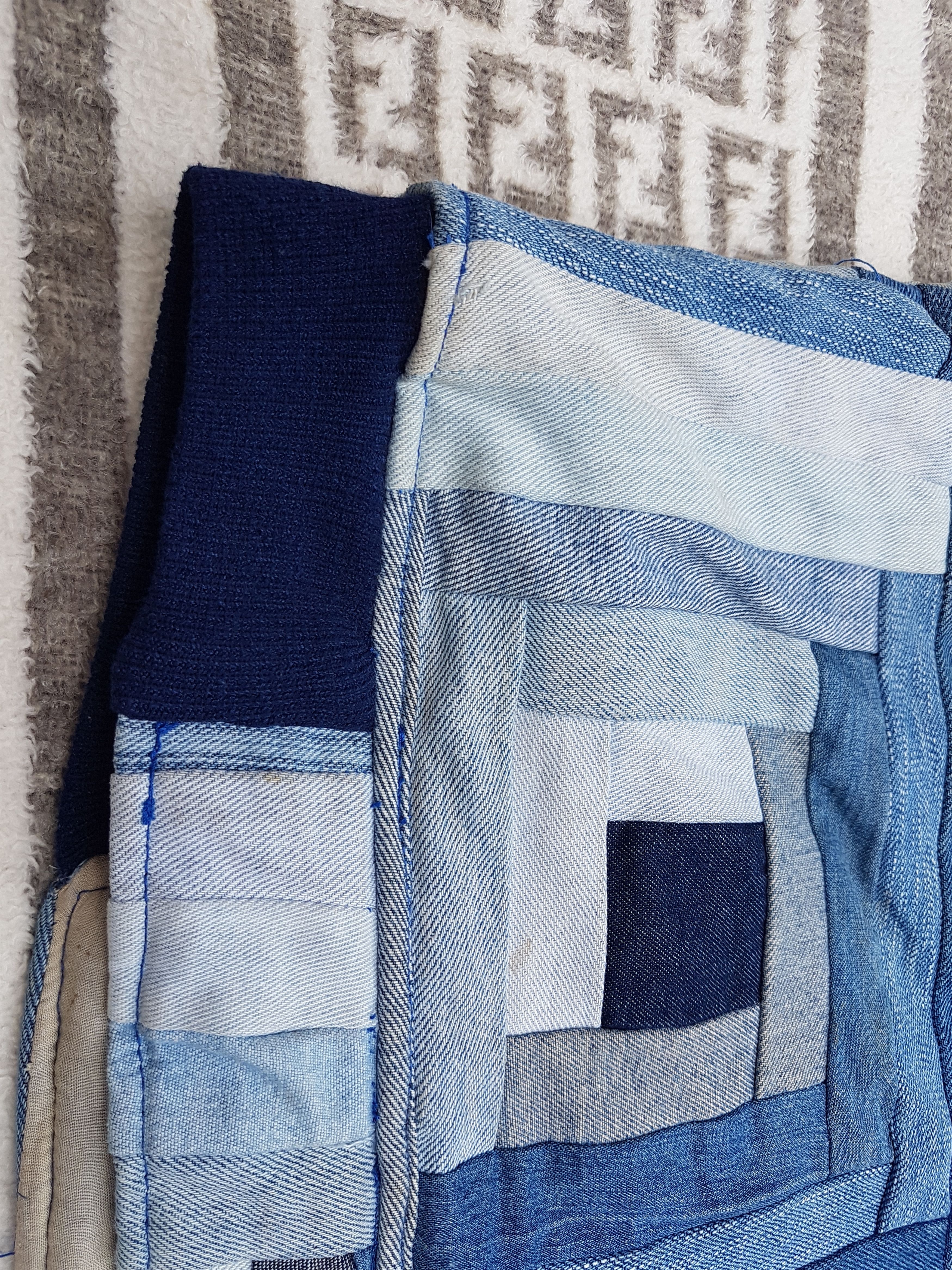 Marjan Pejoski 2000'S Marjan Pejoski Rebuild Denim Vest Size US M / EU 48-50 / 2 - 14 Thumbnail