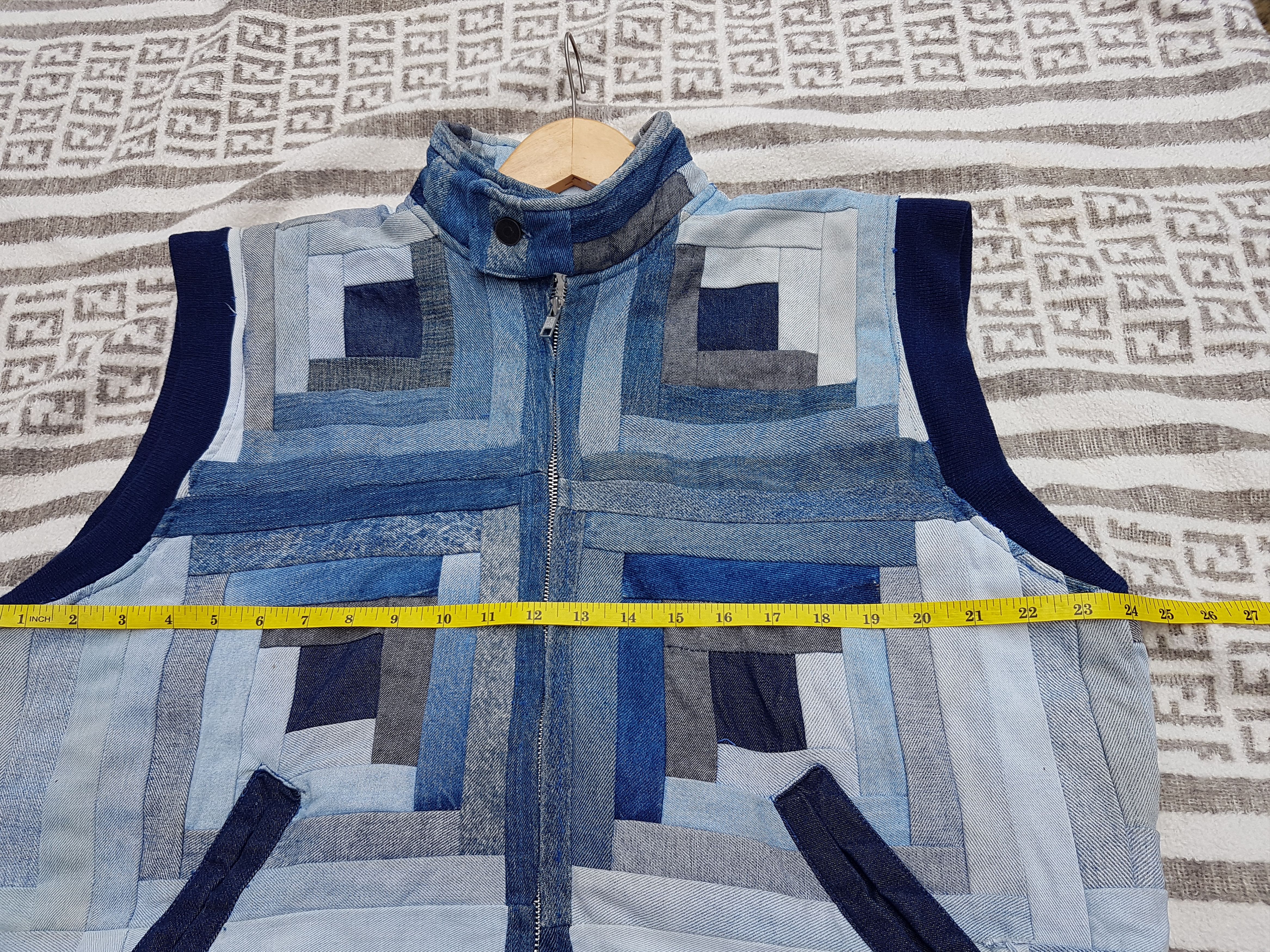 Marjan Pejoski 2000'S Marjan Pejoski Rebuild Denim Vest Size US M / EU 48-50 / 2 - 11 Thumbnail