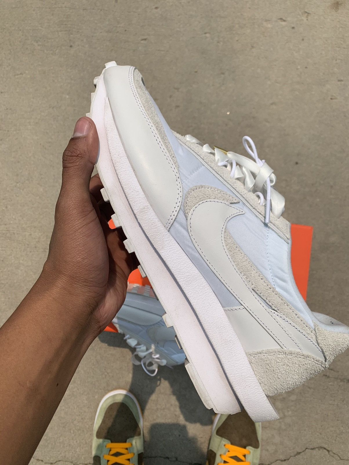 Nike × Sacai Nike x Sacai LD Waffle White Nylon Size US 13 / EU 46 - 8 Thumbnail