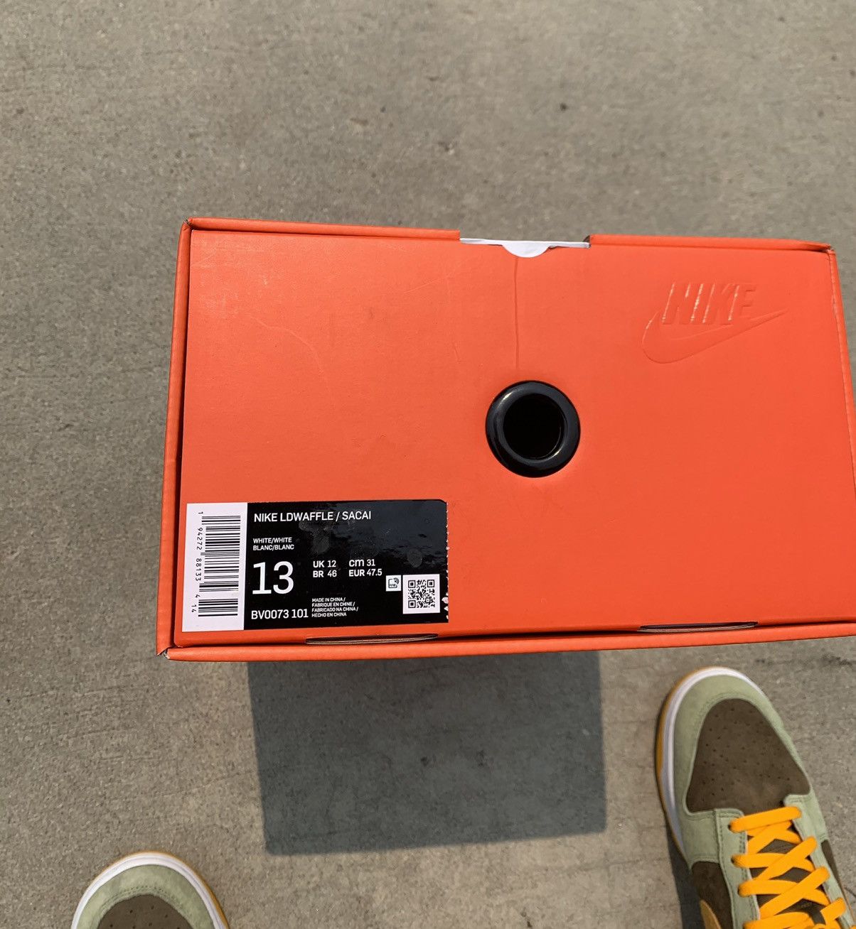 Nike × Sacai Nike x Sacai LD Waffle White Nylon Size US 13 / EU 46 - 10 Thumbnail