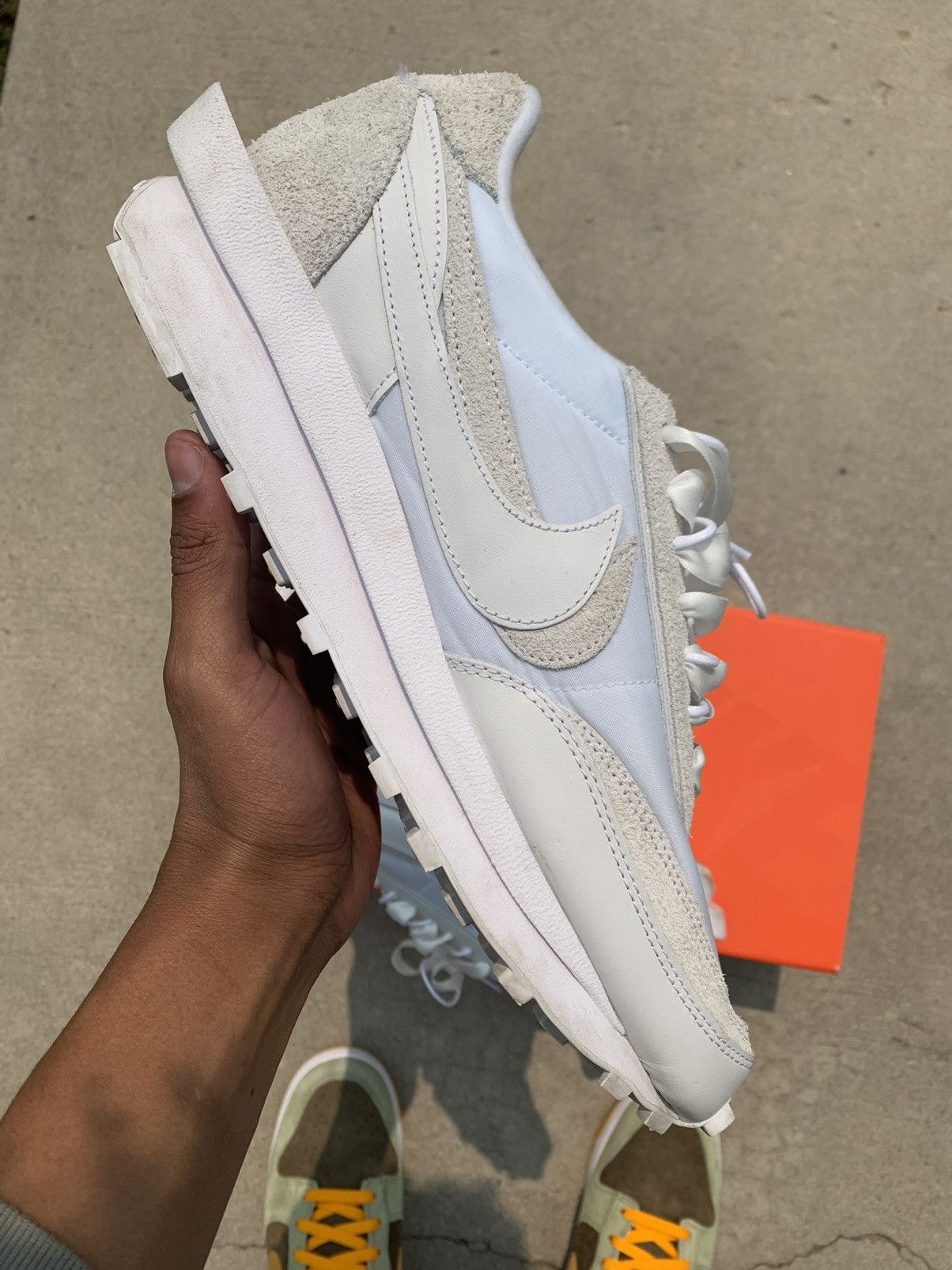 Nike × Sacai Nike x Sacai LD Waffle White Nylon Size US 13 / EU 46 - 6 Thumbnail
