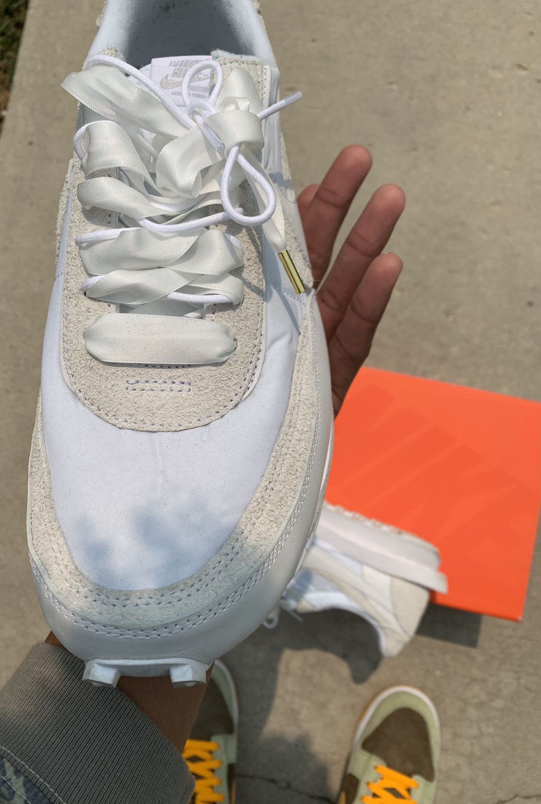 Nike × Sacai Nike x Sacai LD Waffle White Nylon Size US 13 / EU 46 - 7 Thumbnail