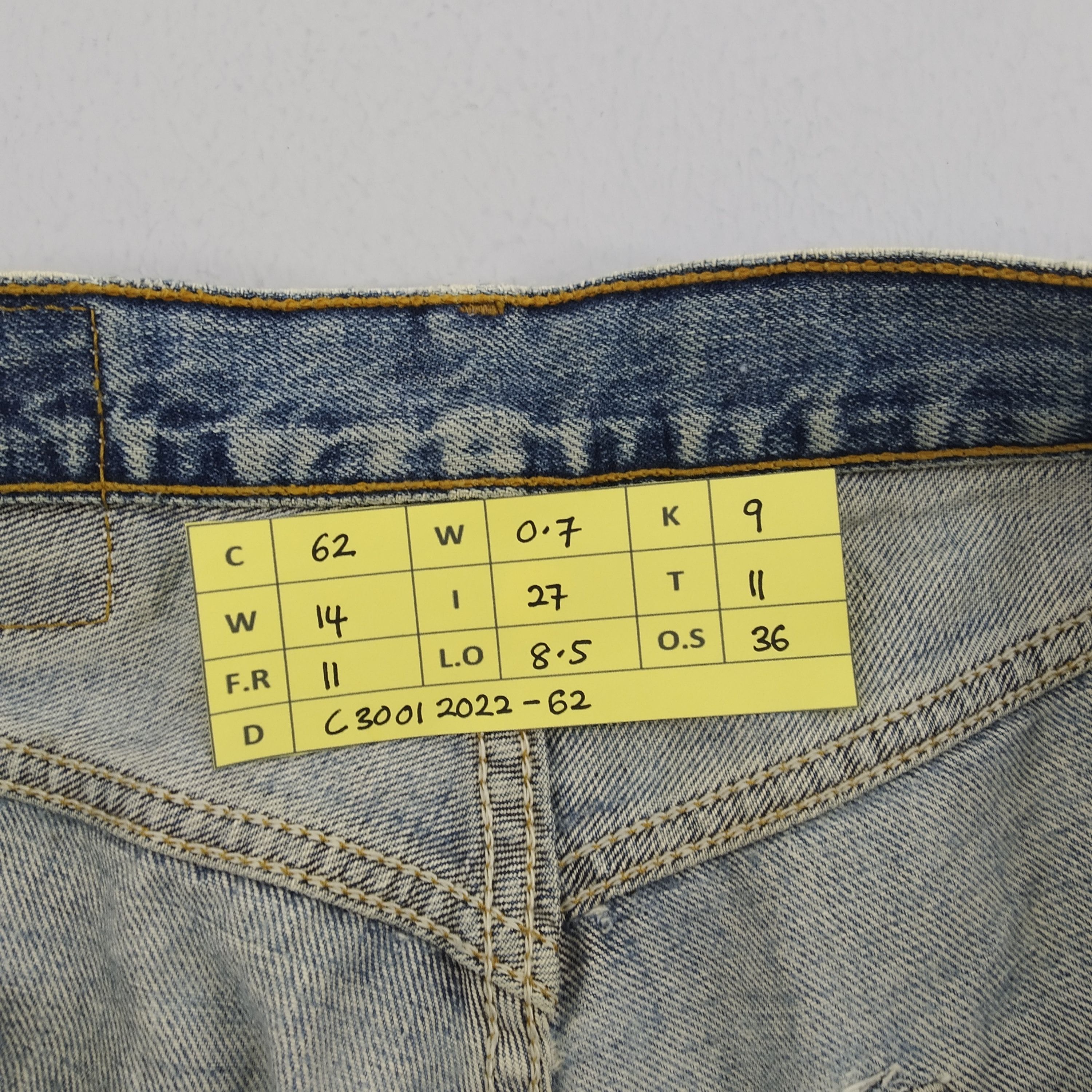 Levi's W28 Levi’s 512 Stone Wash Blue Denim Jeans Ripped Jeans Size US 28 / EU 44 - 14 Thumbnail