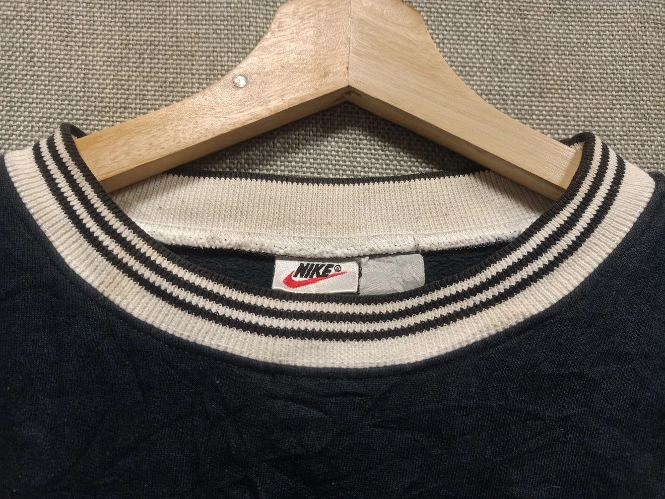 Nike × Vintage vintage 90s sweatshirt nike swoosh logo embroidery Size US M / EU 48-50 / 2 - 2 Thumbnail