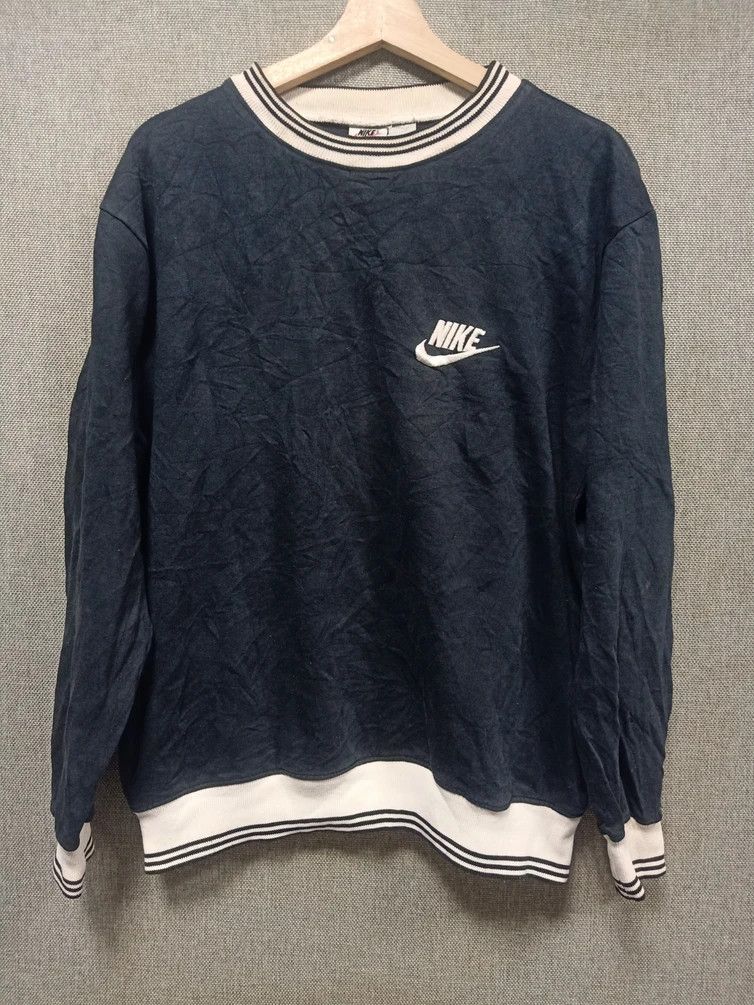 Nike × Vintage vintage 90s sweatshirt nike swoosh logo embroidery Size US M / EU 48-50 / 2 - 1 Thumbnail
